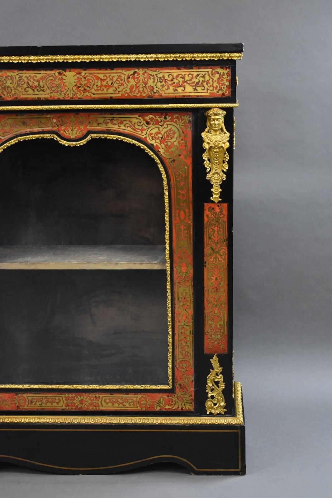 photo buy Pair Of Boulle Pier Cabinets, 1800s