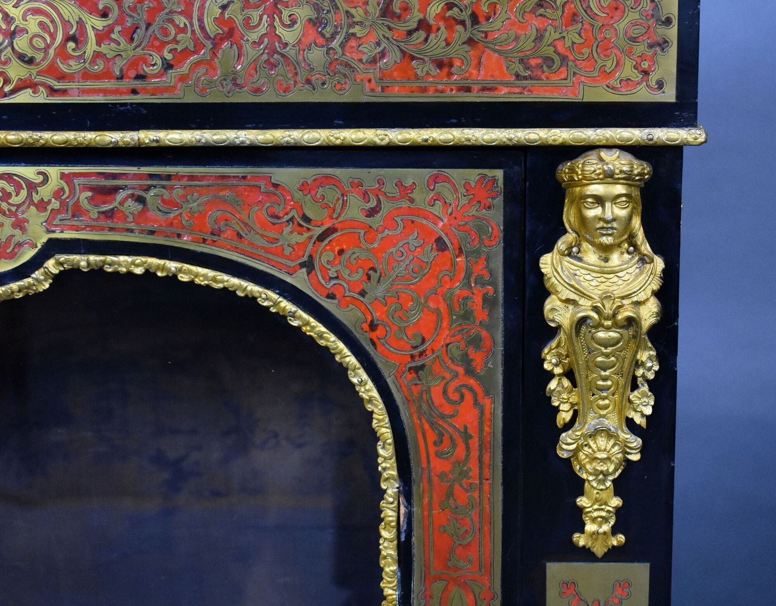 photo vintage Pair Of Boulle Pier Cabinets, 1800s