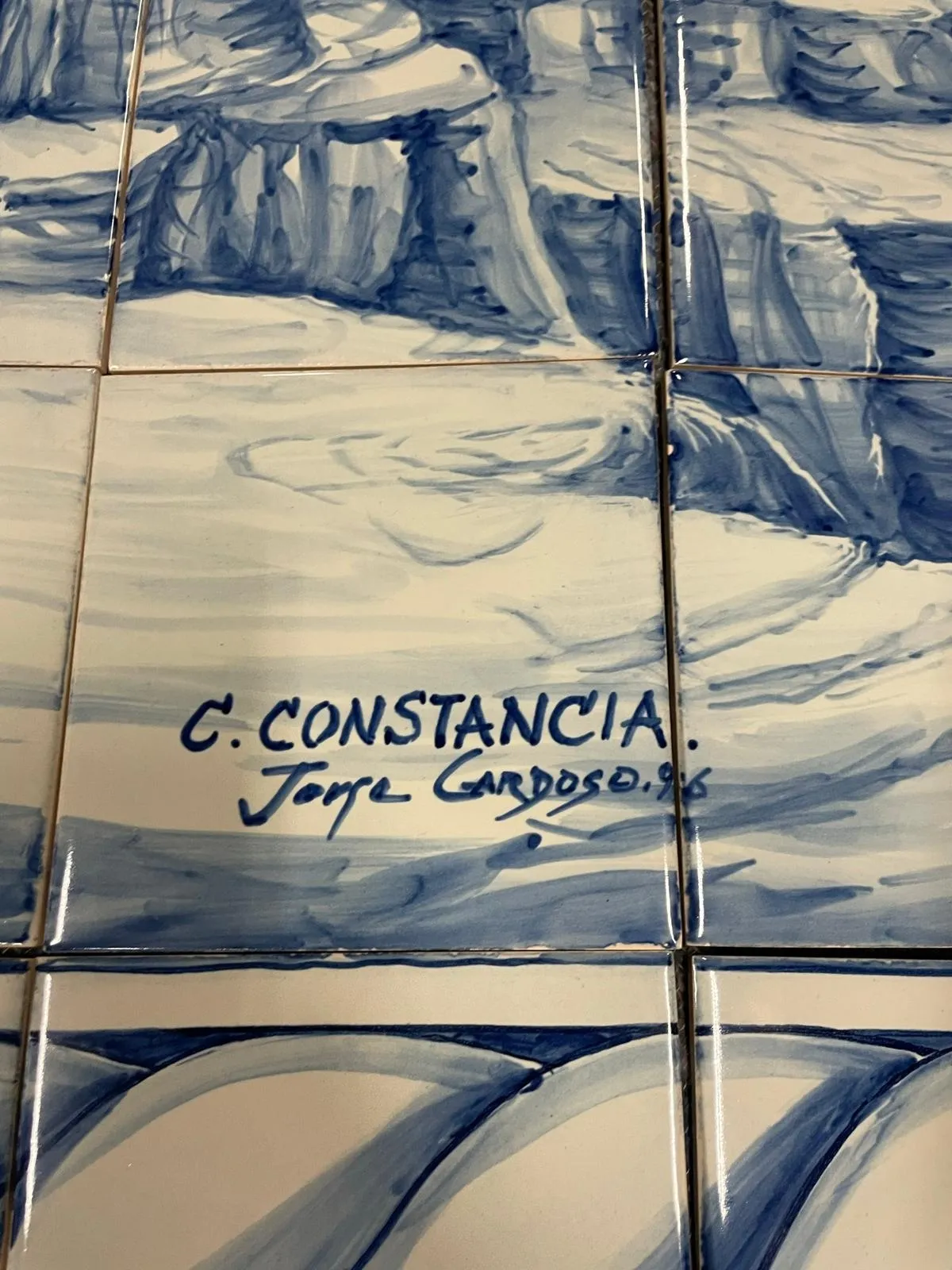 280 Hand Painted Azulejos Tiles / Henry The Navigator By C. Constantia / Jorge Gardoso 1996 / Portugal photo vintage