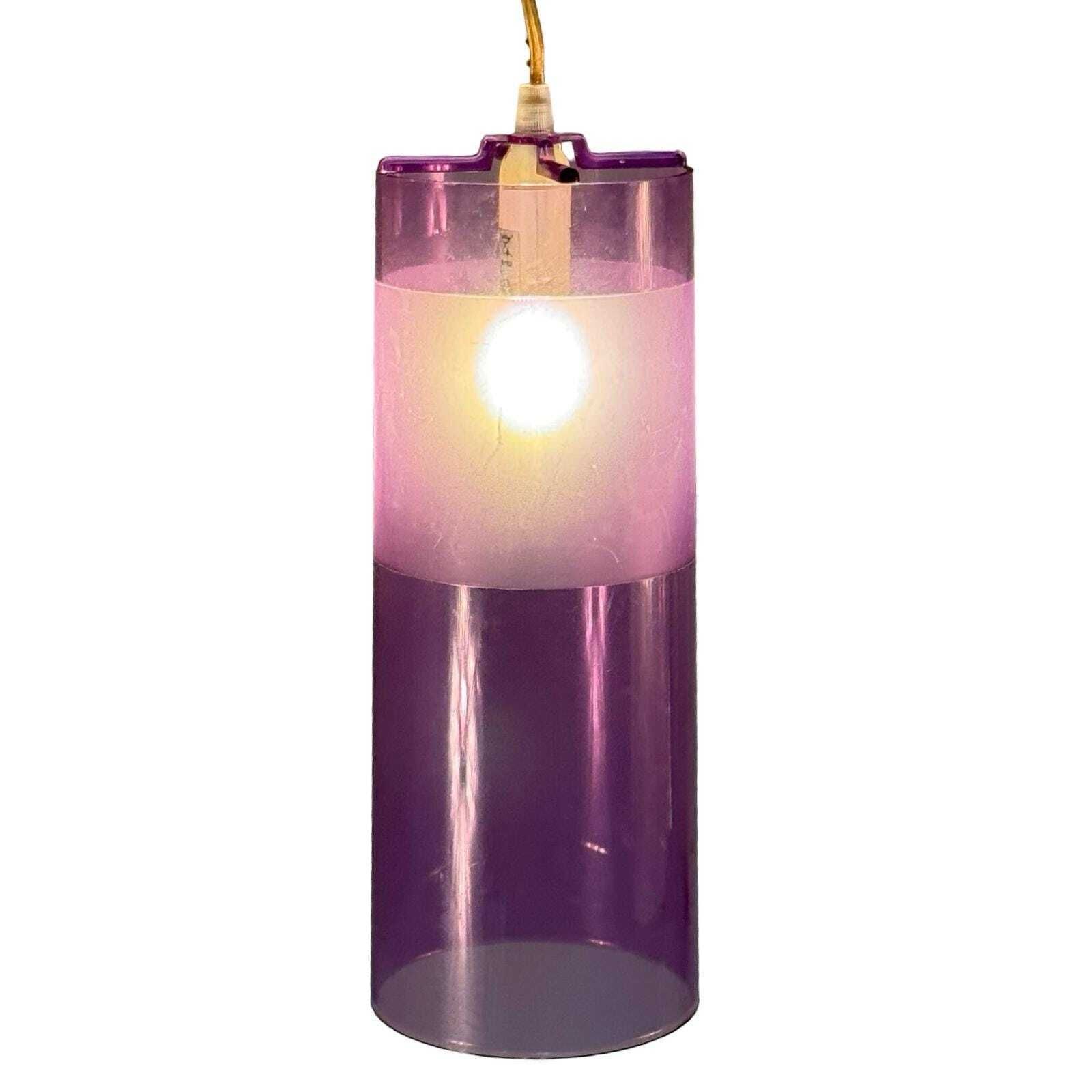 Ferruccio Laviani For Kartell   Hanging Pendant Lamp Model 'Easy'   Purple   Plastic