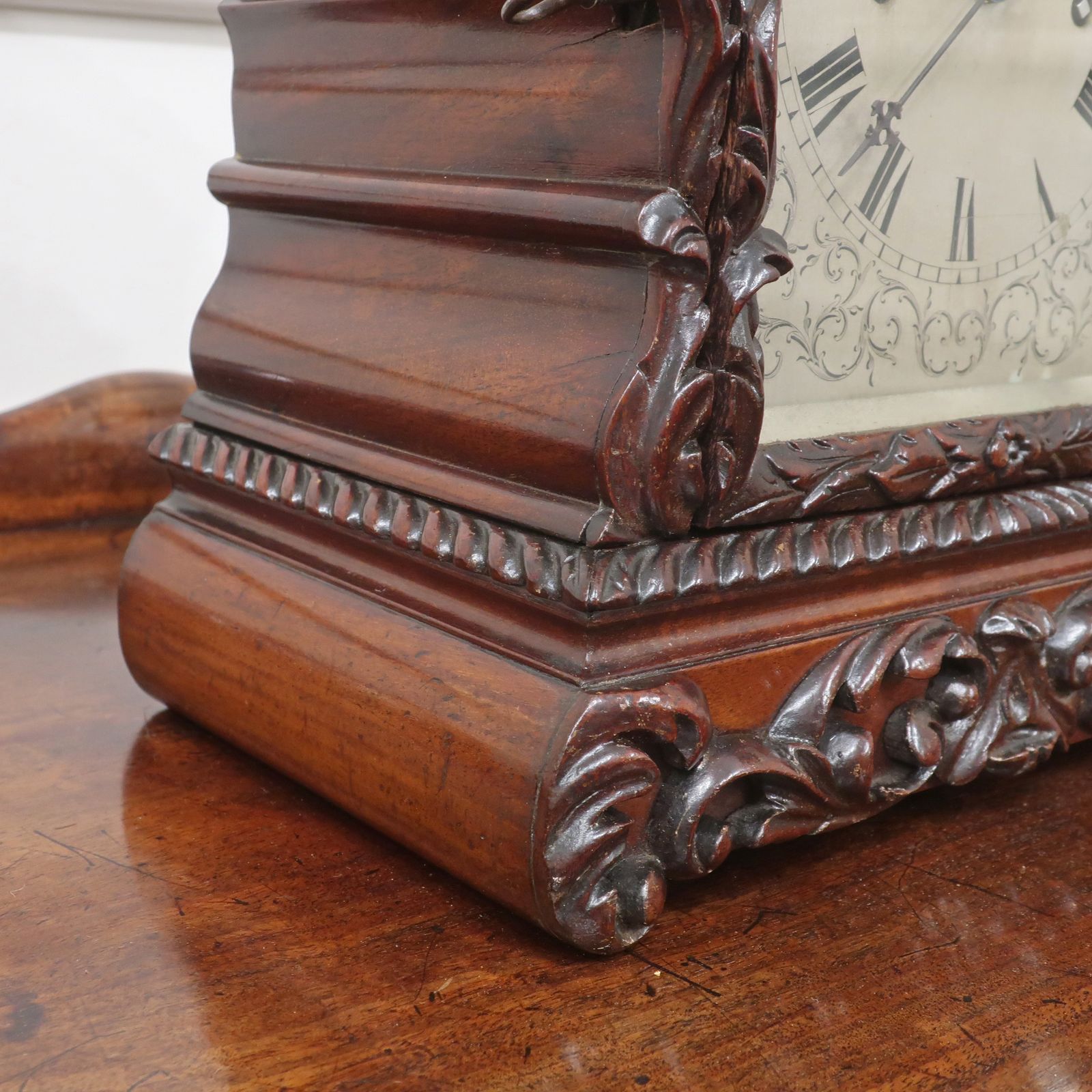 Early Victorian Mahogany Library Clock photo 4400.0