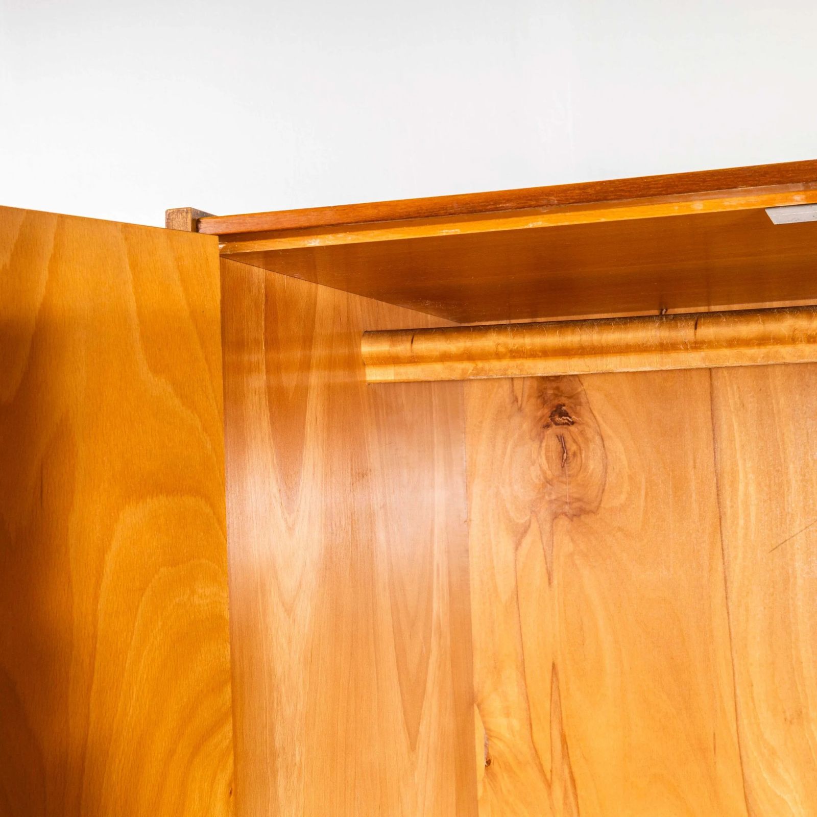 photo for sale 1950’s Large Clean Contemporary Sapele Wardrobe – Up Zavody