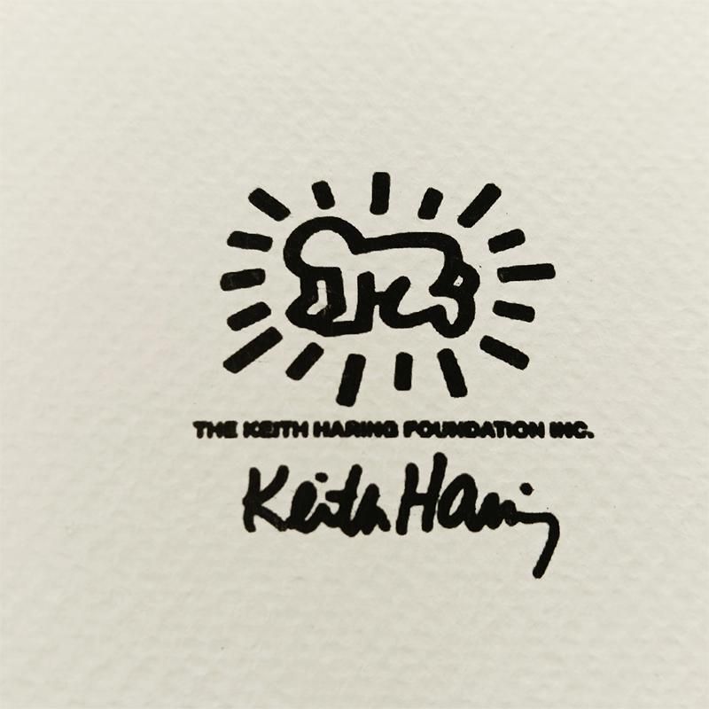 1990s Keith Haring Limited Edition Lithograph Numbered In Pencil. photo 391.0