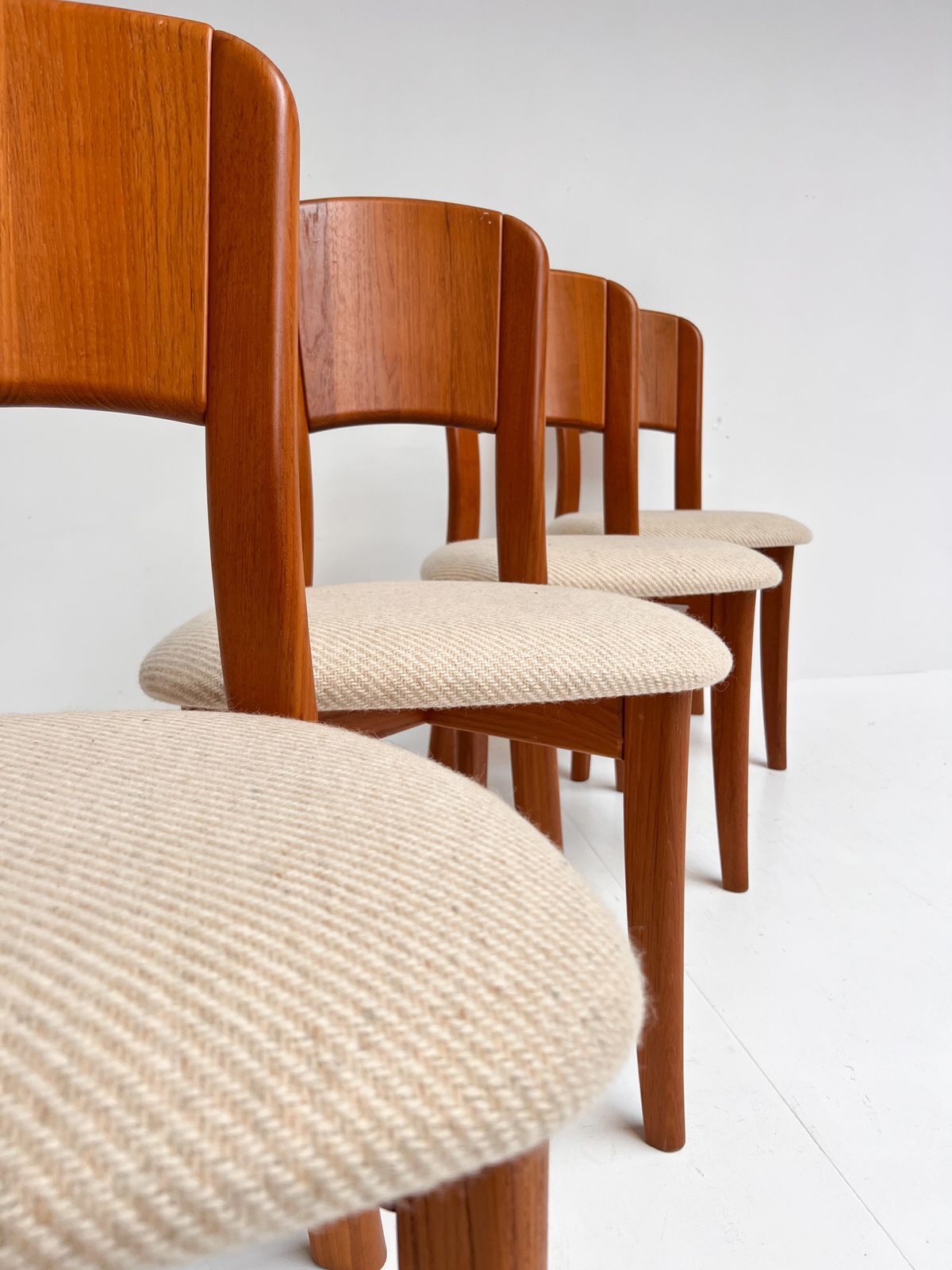 Set Of 4 Danish Design Chairs By Gramrode From The 1970s photo for sale