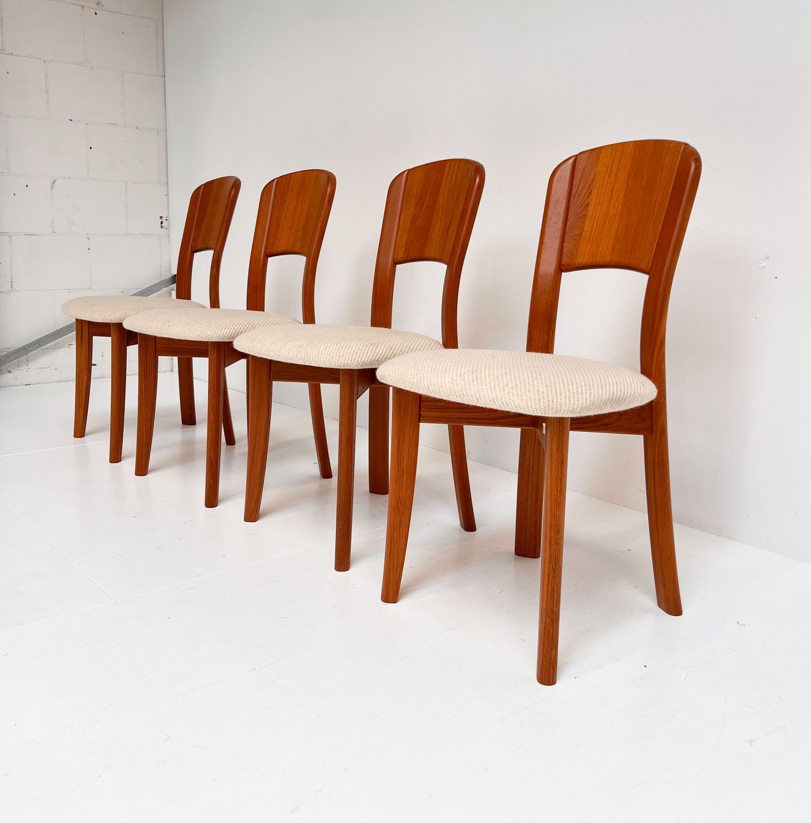 photo for sale Set Of 4 Danish Design Chairs By Gramrode From The 1970s