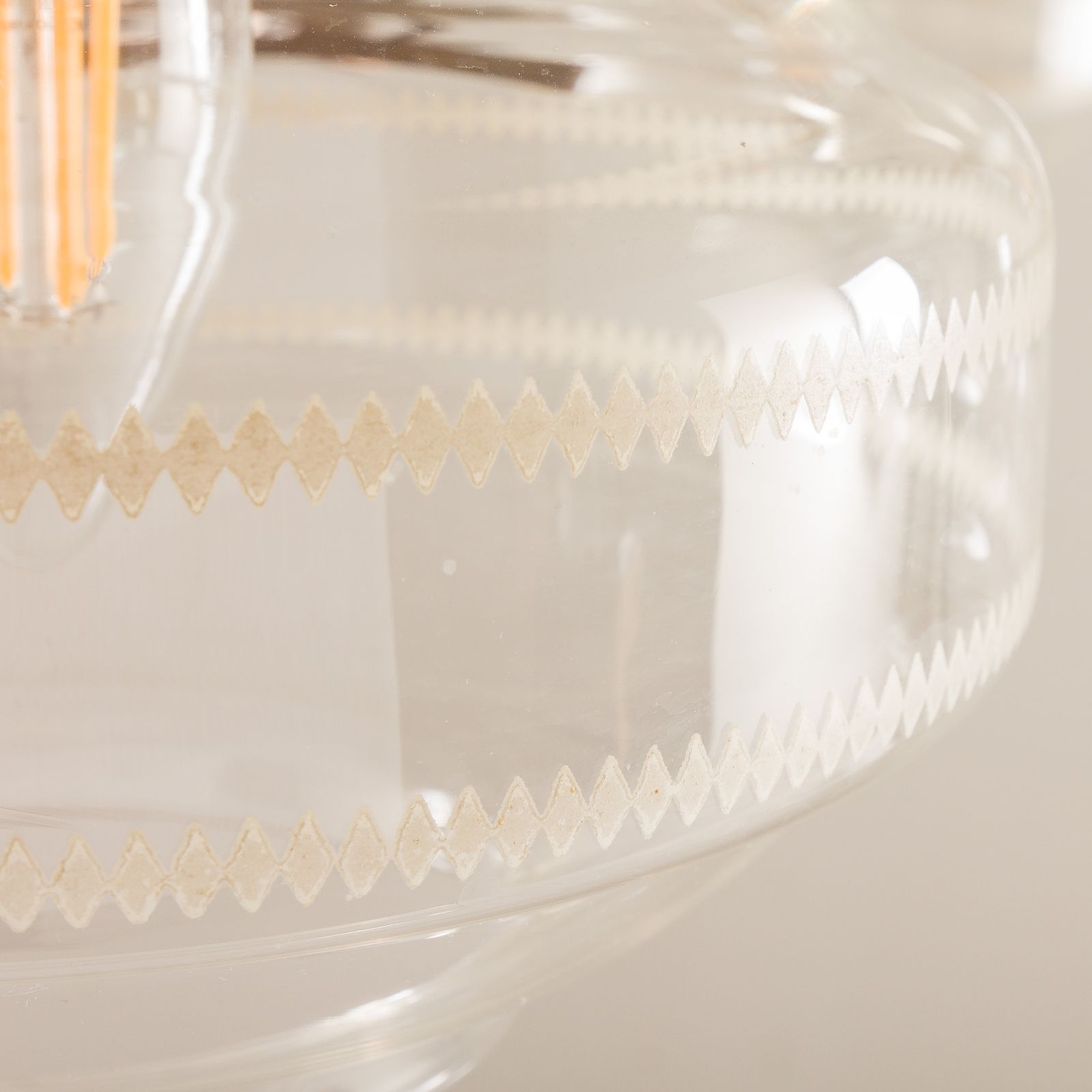 photo buy Itailan Mid Century Murano Glass And Teak Chandelier Attr. To Stilnovo, 1960s