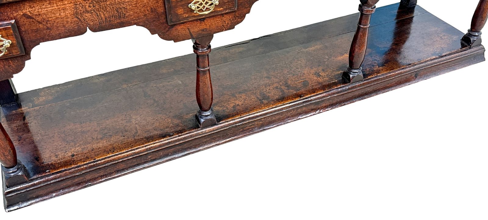 Small 18th Century Georgian Oak Dresser Base (England, Circa 1750) photo 4800.0