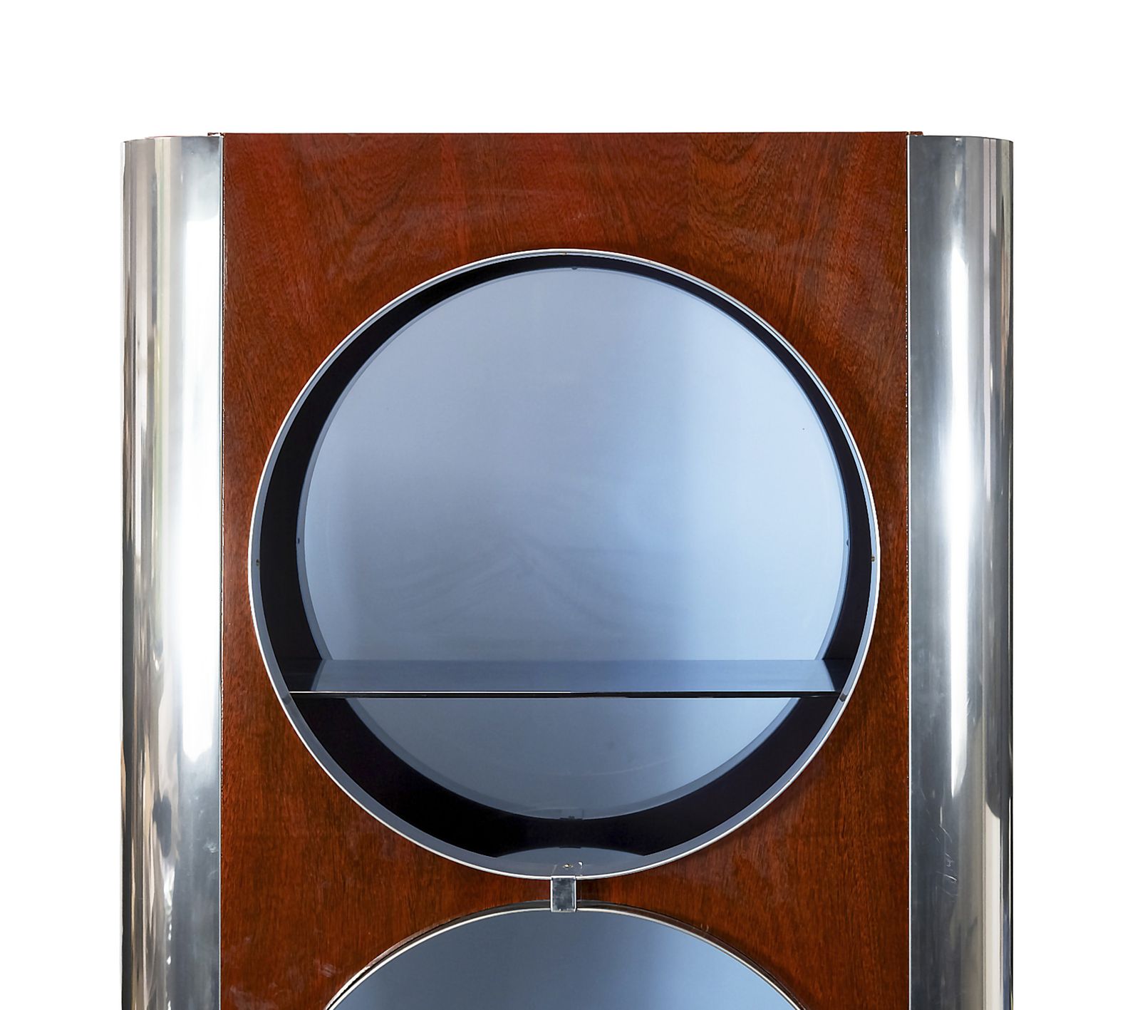 Vintage Italian Willy Rizzo Showcase/ Vitrine, 1980's photo Furniture