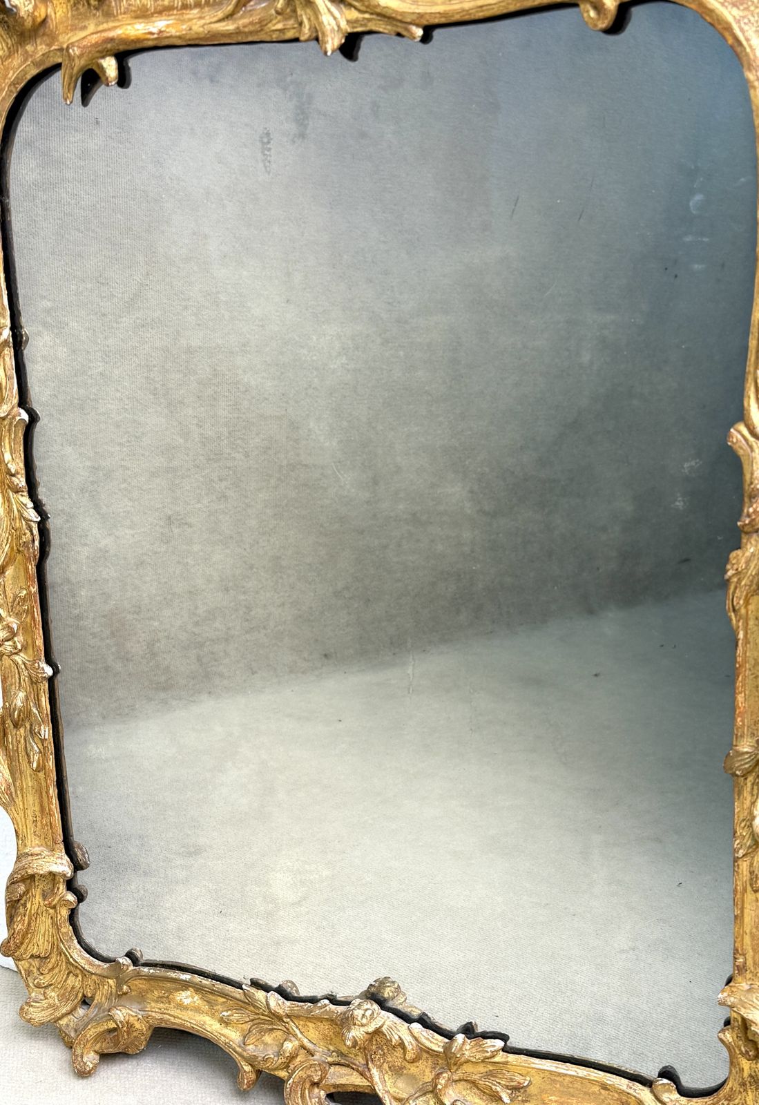 18th Century Chippendale Rococo Giltwood Wall Mirror (England, Circa 1760) photo buy