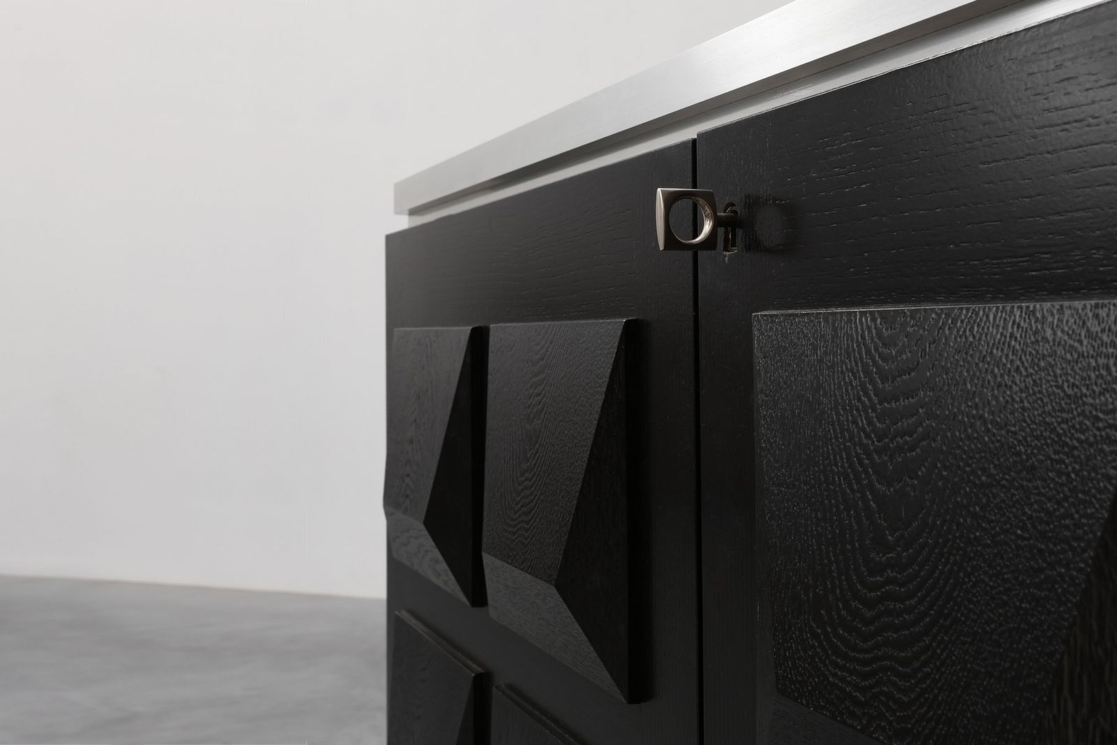 Mid Century Brutalist Cabinet, Belgium, 1970s photo for sale