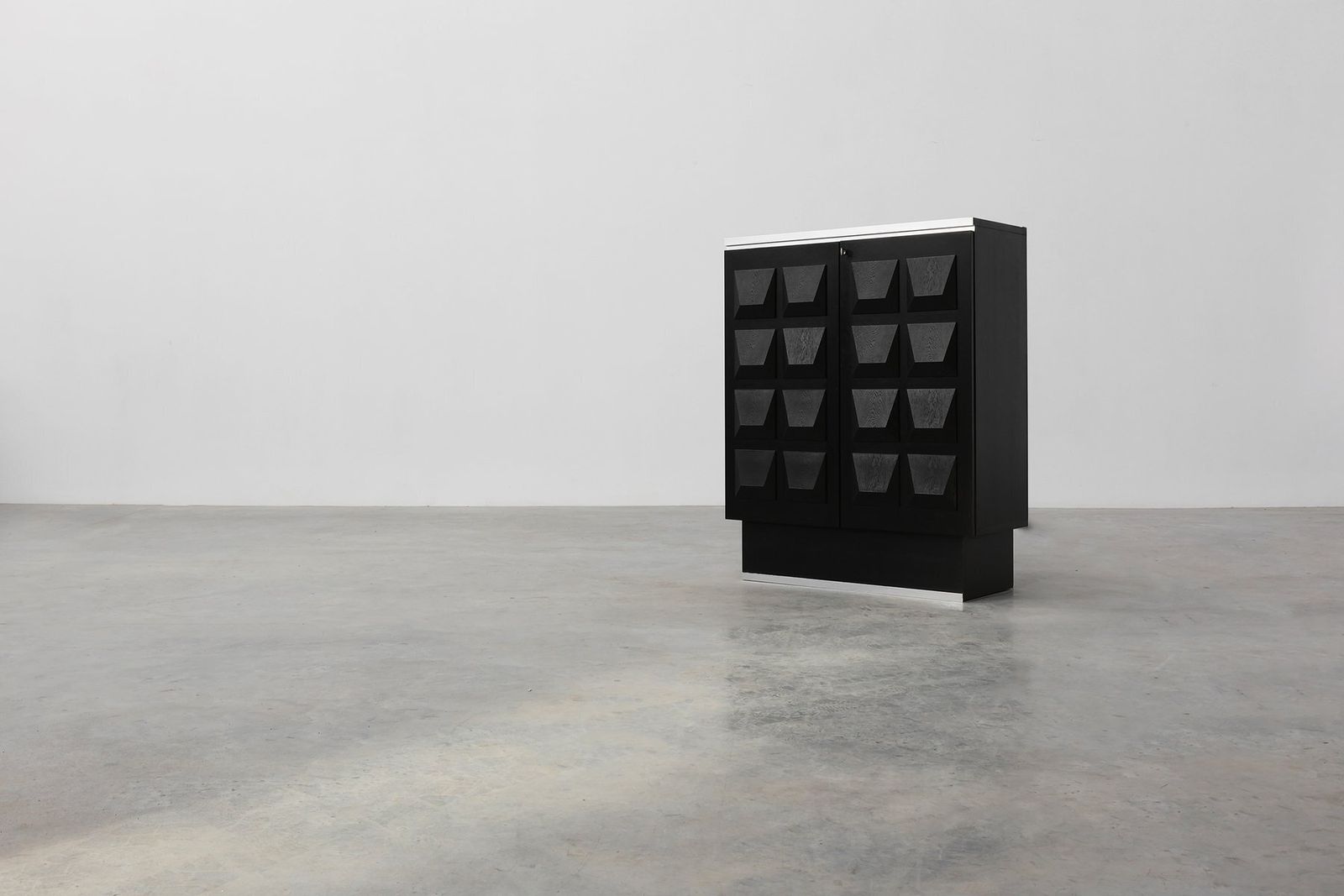 Mid Century Brutalist Cabinet, Belgium, 1970s photo Furniture