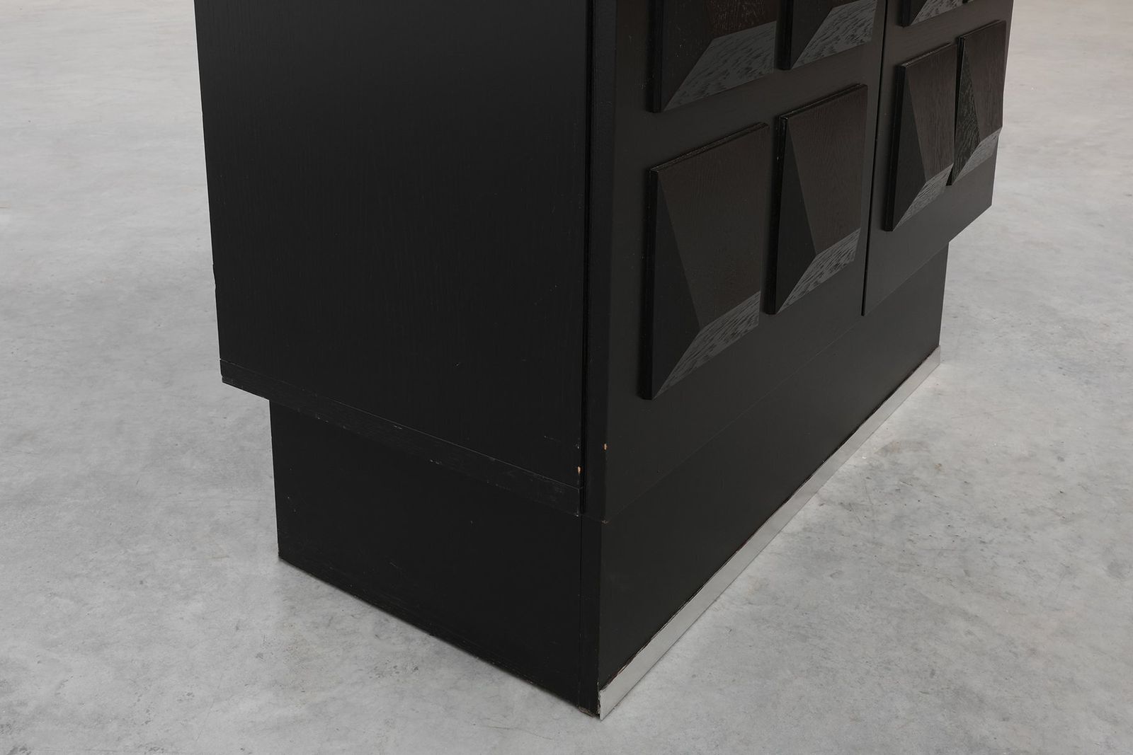 photo furniture Mid Century Brutalist Cabinet, Belgium, 1970s