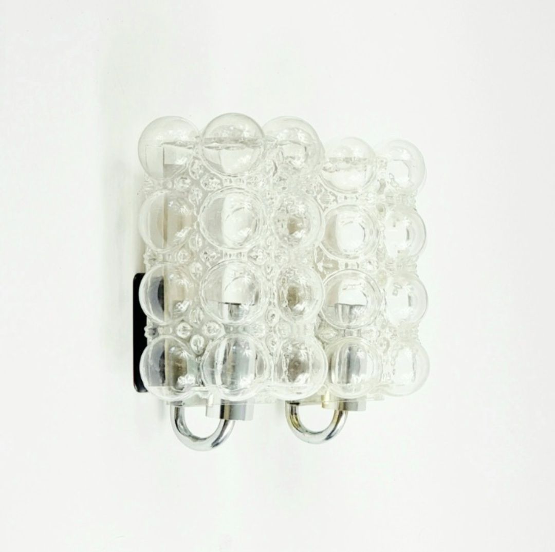 Mid Century Modern Bubble Glass Wandlampen Van Helena Tynell Voor Limburg, Duitsland, Jaren 1960 photo furniture