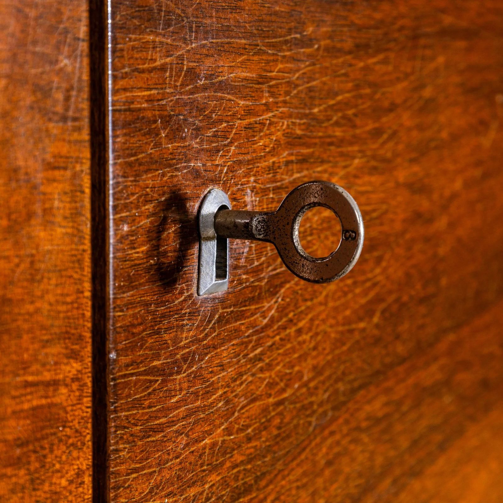 1970’s Dark Rich Walnut Mid Century Wardrobe photo for sale