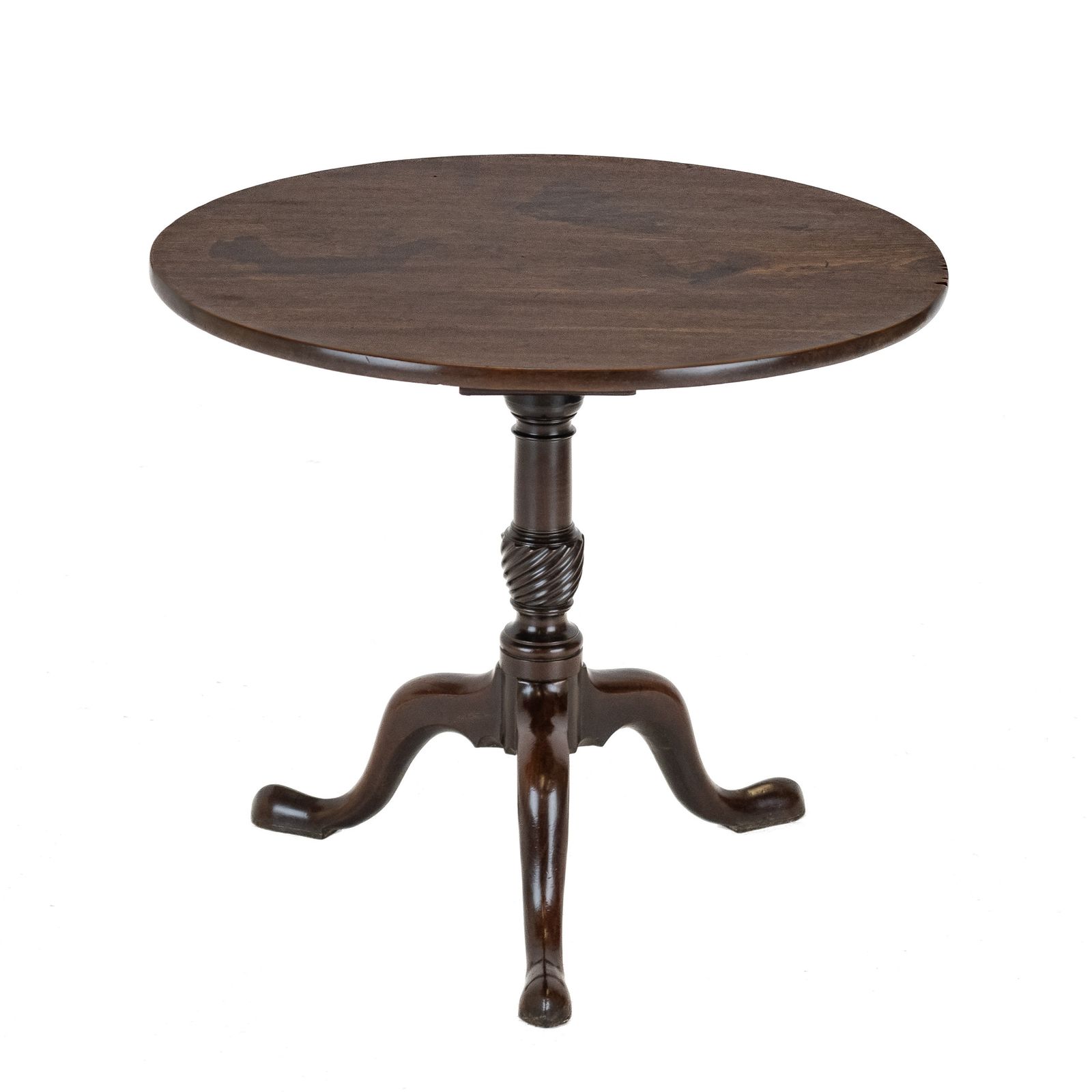 George II–III Period Mahogany Birdcage Tripod Supper / Wine Table, C.1760 (Georgian, 3rd Quarter 18th Century)