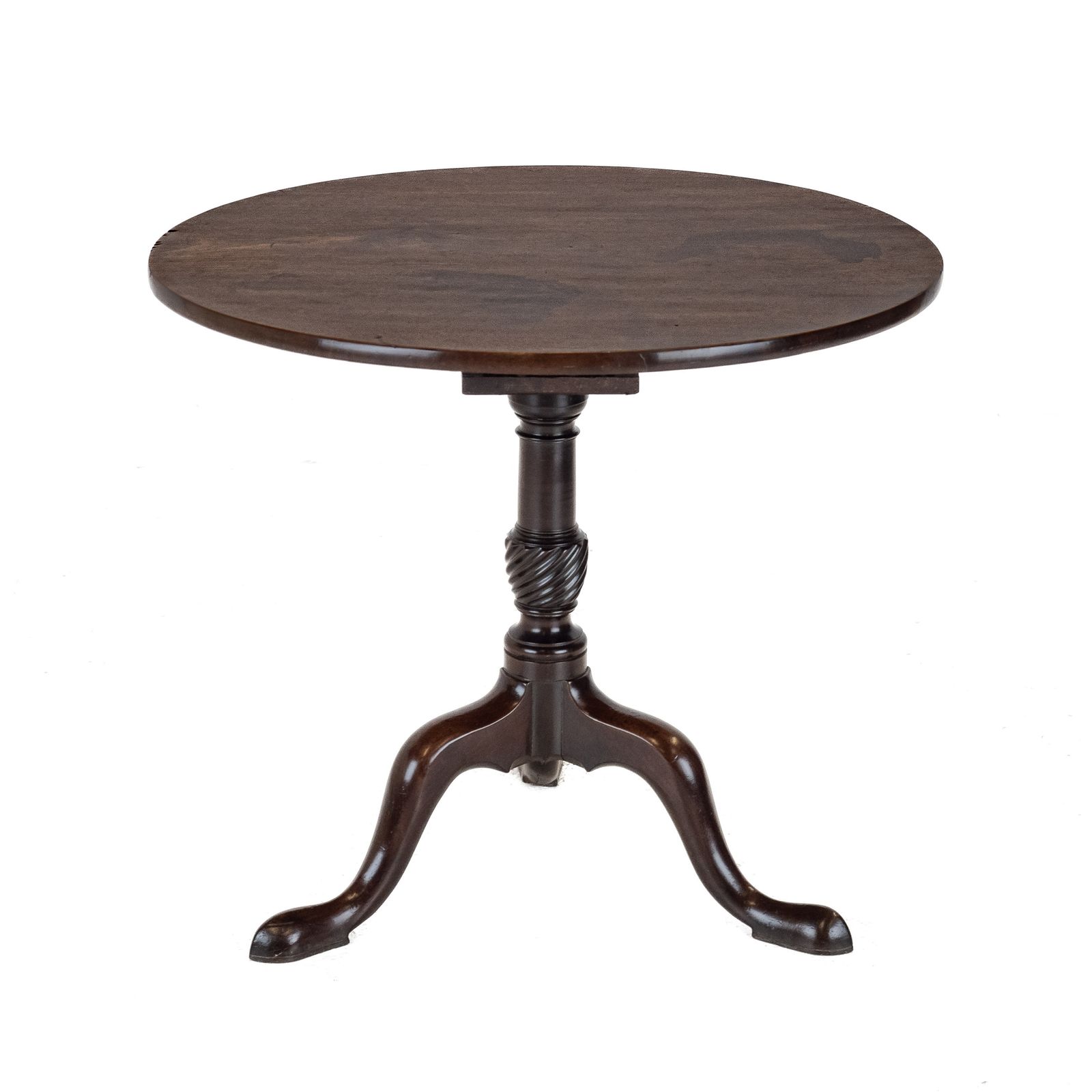 George II–III Period Mahogany Birdcage Tripod Supper / Wine Table, C.1760 (Georgian, 3rd Quarter 18th Century) photo buy