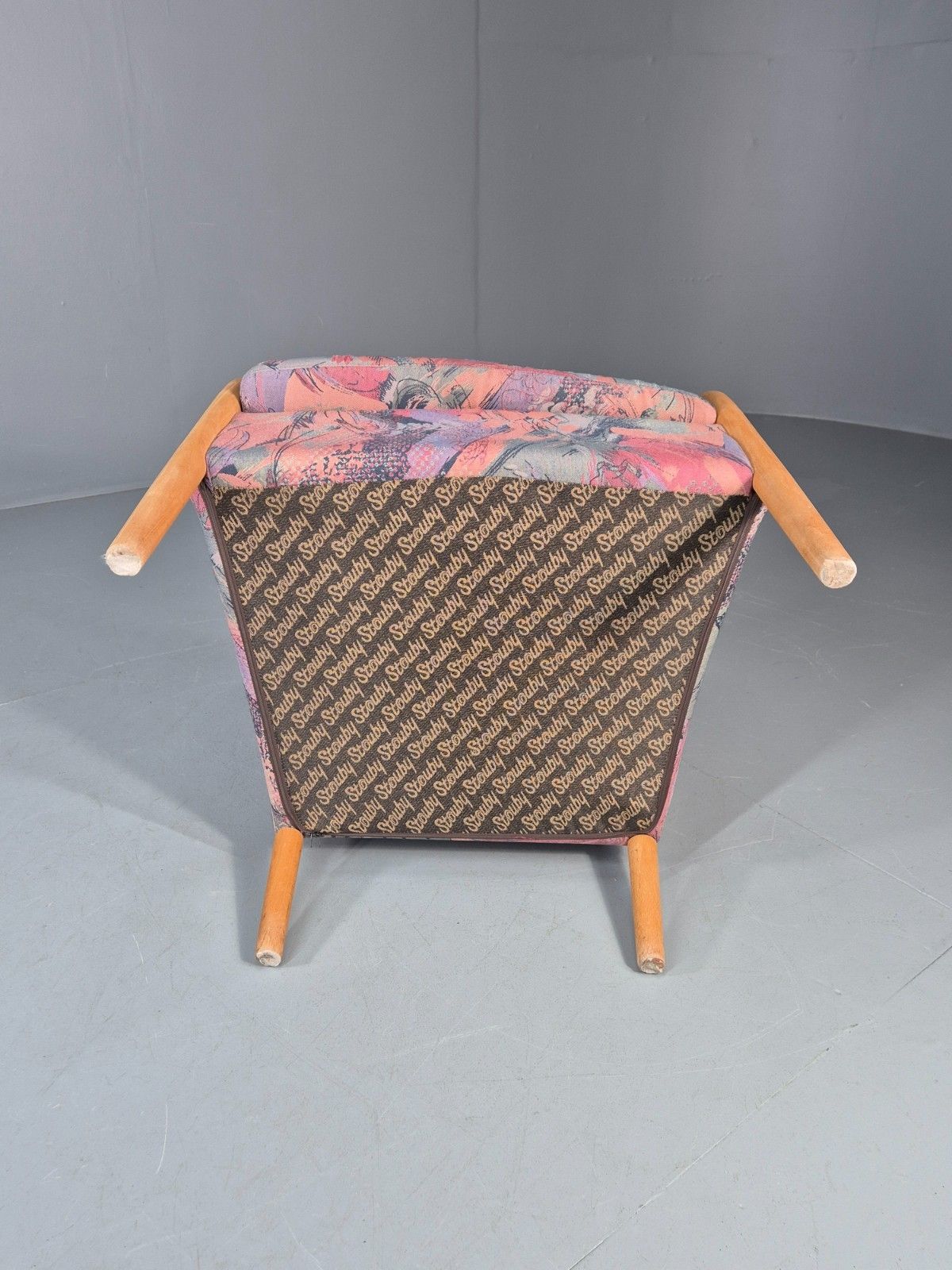 photo vinterior Vintage Tub Chair Stouby Multicoloured Danish Retro 1980s Eb11347 Mnor