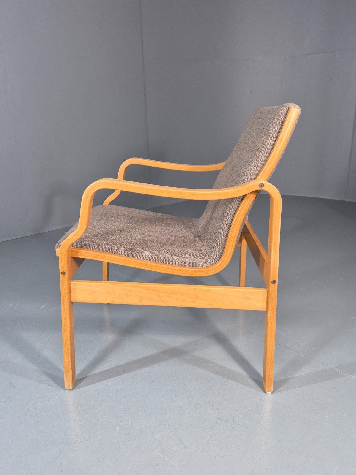 375.0 Vintage Bentwood Armchair Danish 1970 Retro Farstrup New Upholstery Eb11213 Mben photo
