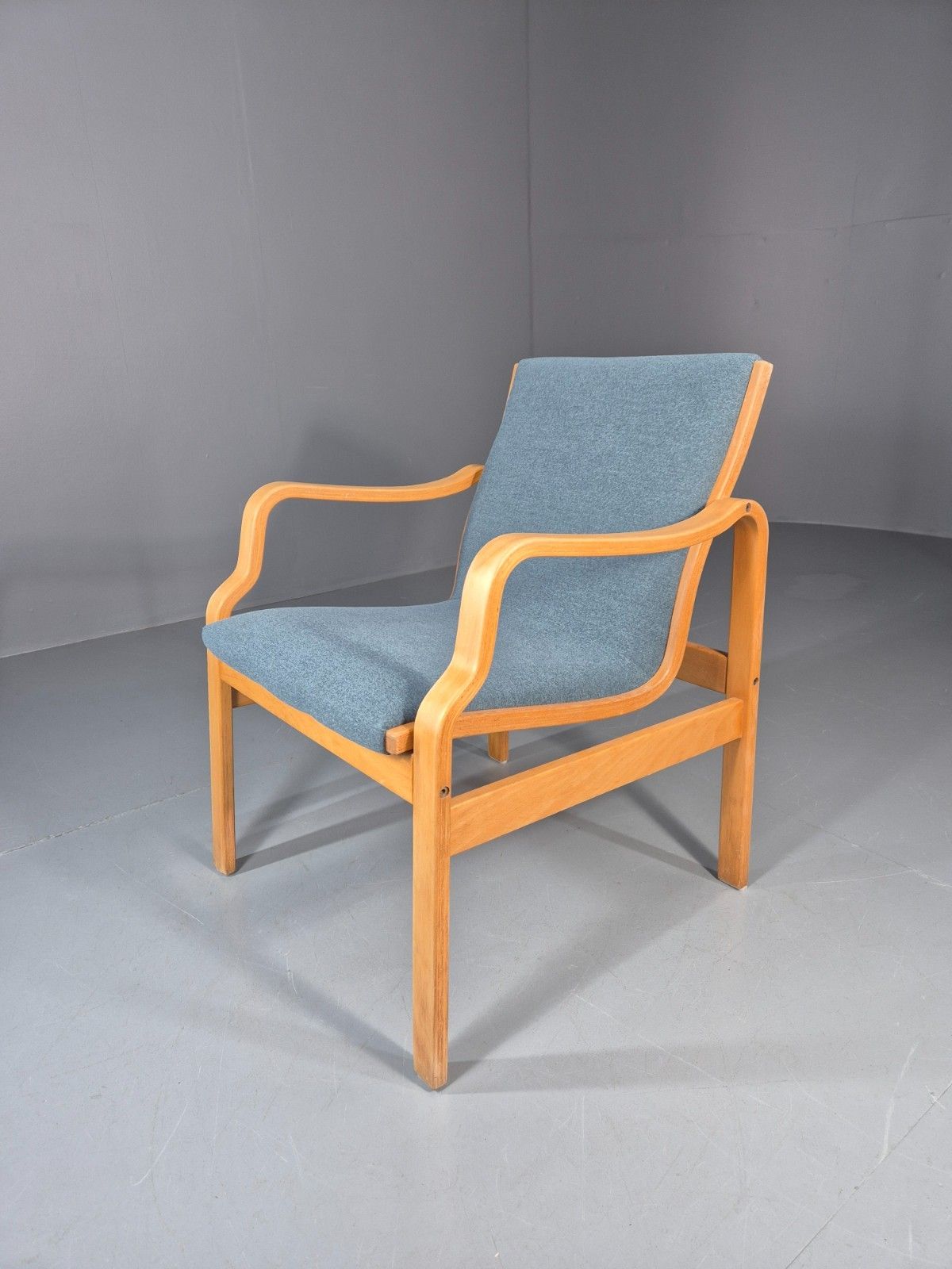 Vintage Bentwood Armchair Danish 1970 Retro Farstrup New Upholstery Eb11212 Mben