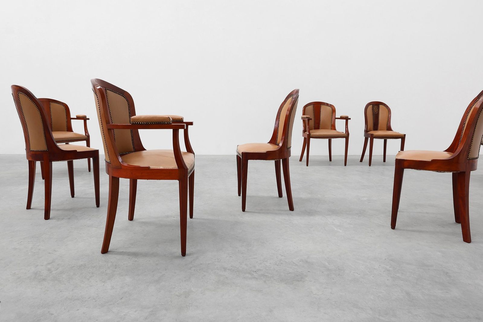 Art Deco Chairs From De Coene, Belgium, 1935, Set Of 10 photo 12509.0