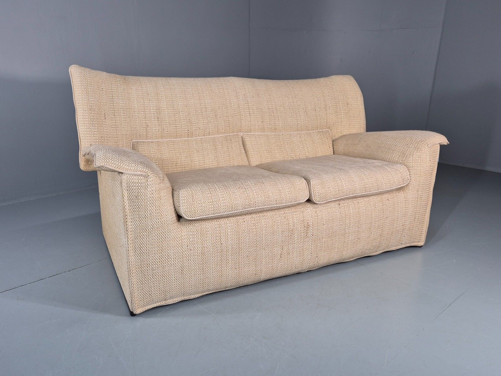 Afra And Tobia Scarpa For B And B Italia Two Seater  Lauriana 80s Eb11007 M2ss