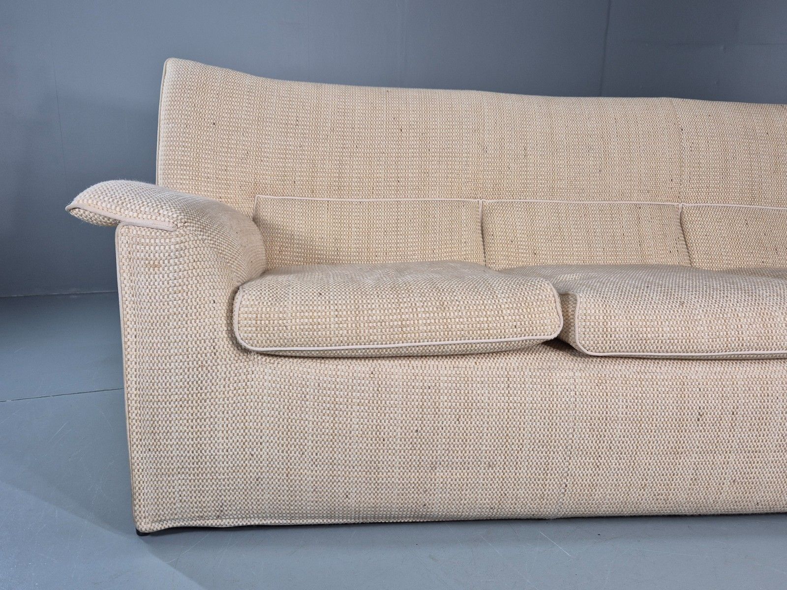 Afra And Tobia Scarpa For B And B Italia Three Seater Lauriana 80s Eb11005 V3ss photo for sale