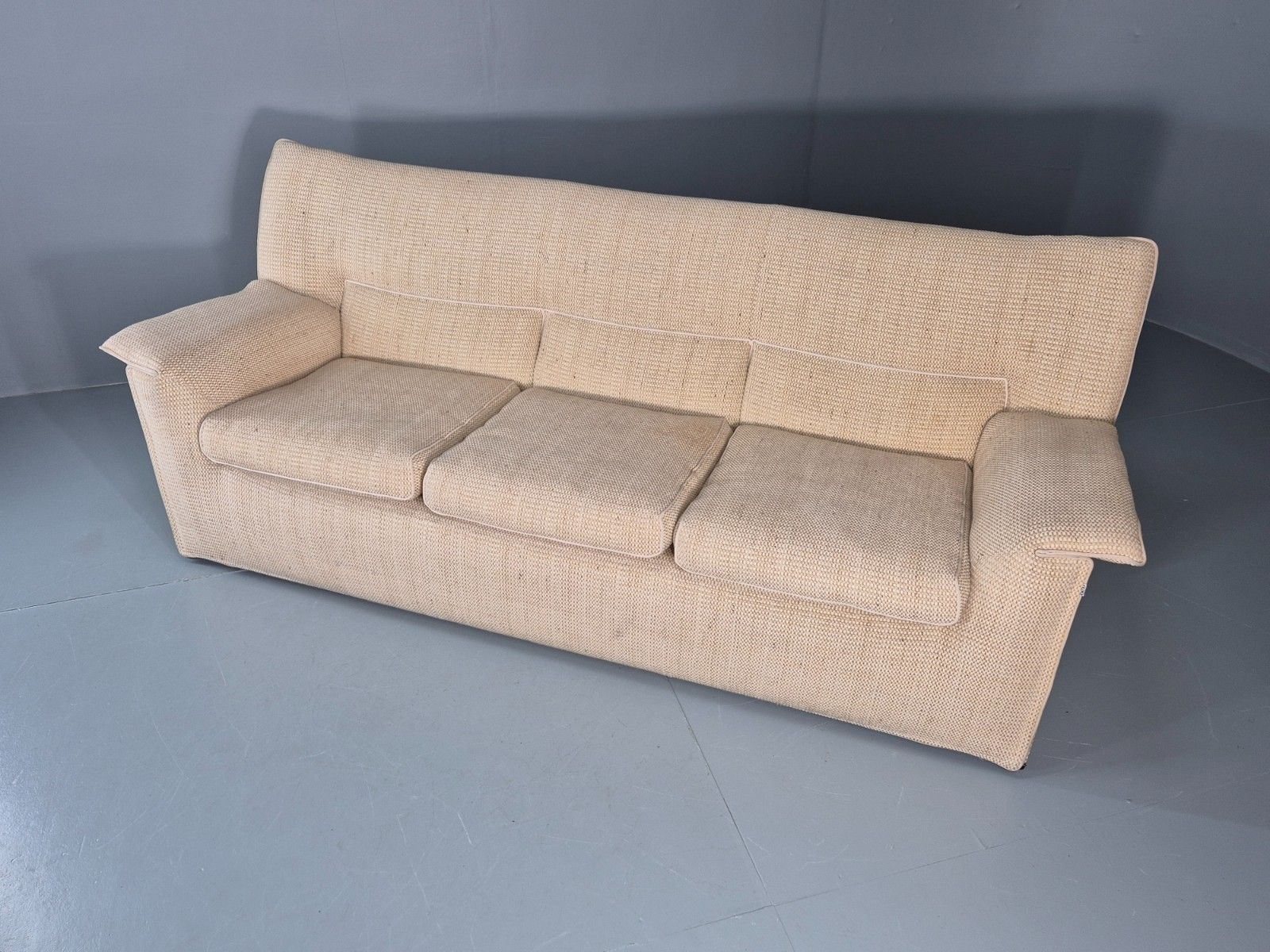 Afra And Tobia Scarpa For B And B Italia Three Seater Lauriana 80s Eb11005 V3ss photo buy