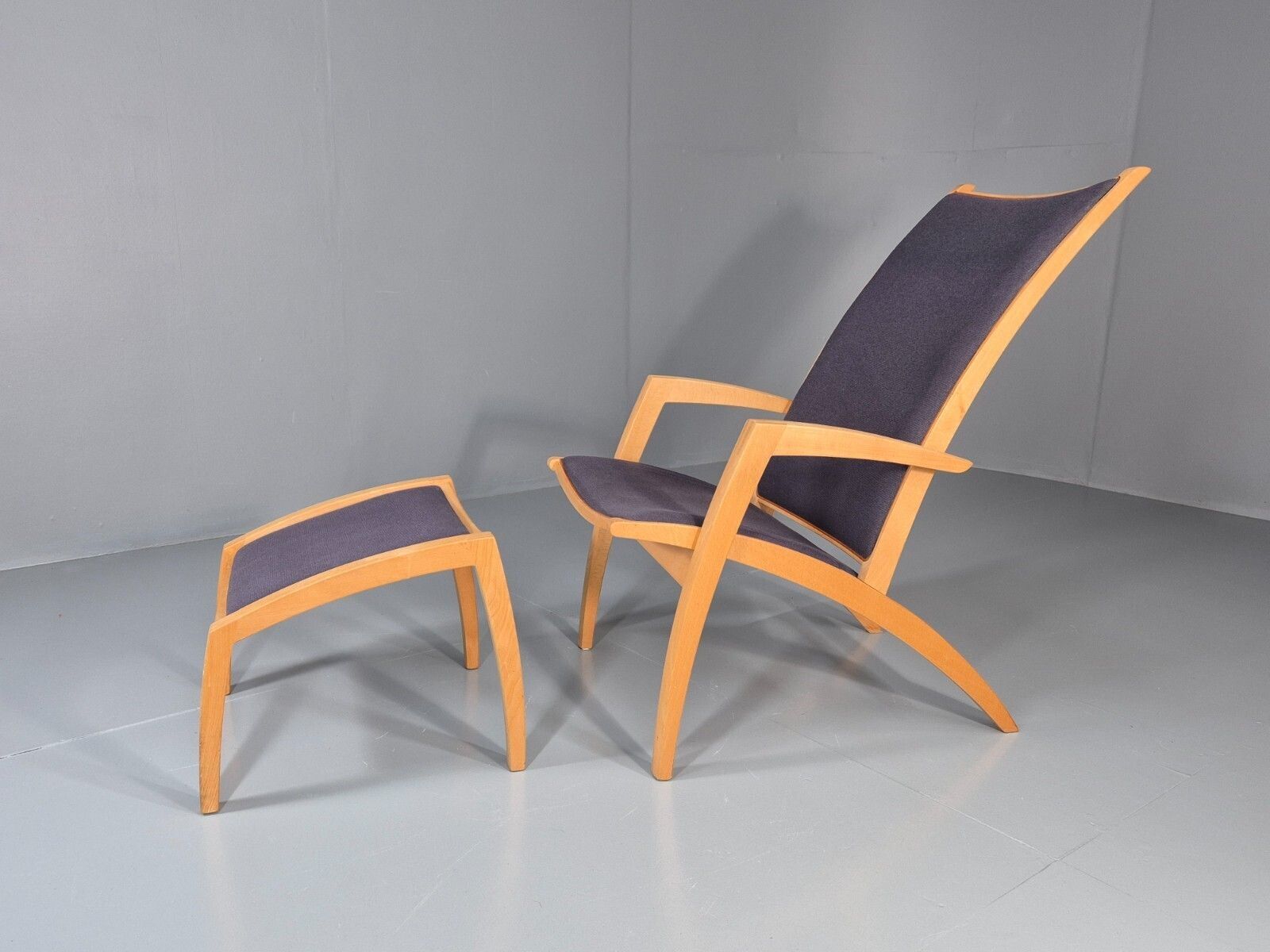 Vintage Danish Lounge Chair And Footstool Luna By Morten Gottler Eb11357 Mnor photo furniture