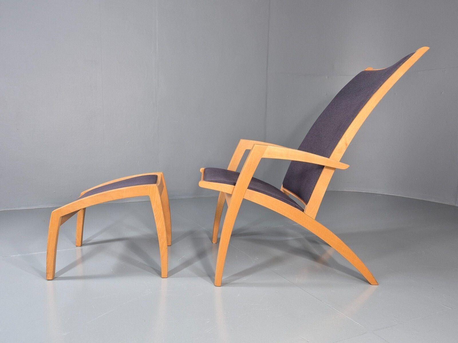 Vintage Danish Lounge Chair And Footstool Luna By Morten Gottler Eb11357 Mnor photo for sale