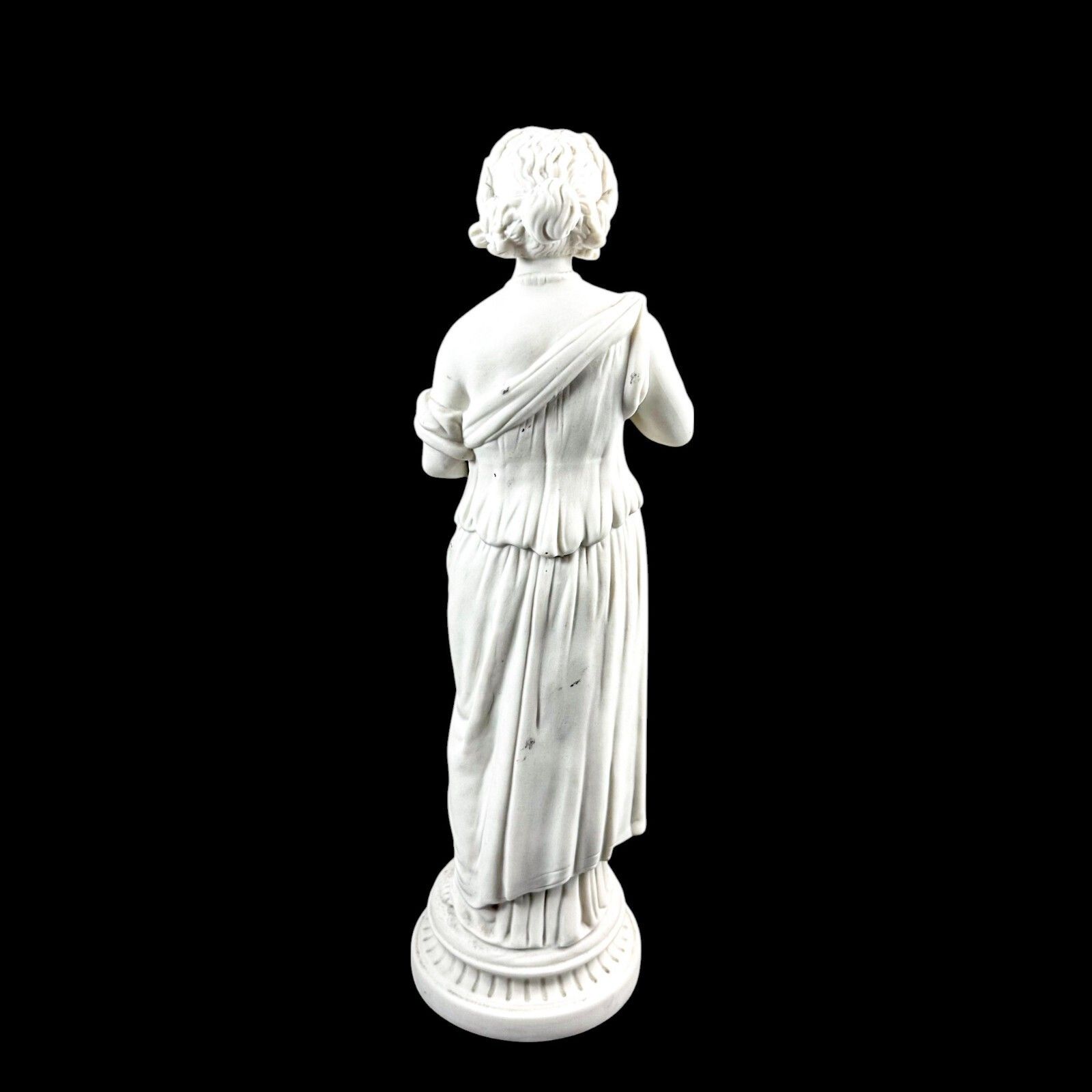 Antique Victorian Neoclassical Bisque Porcelain Figure, England 1850s photo Home Decor