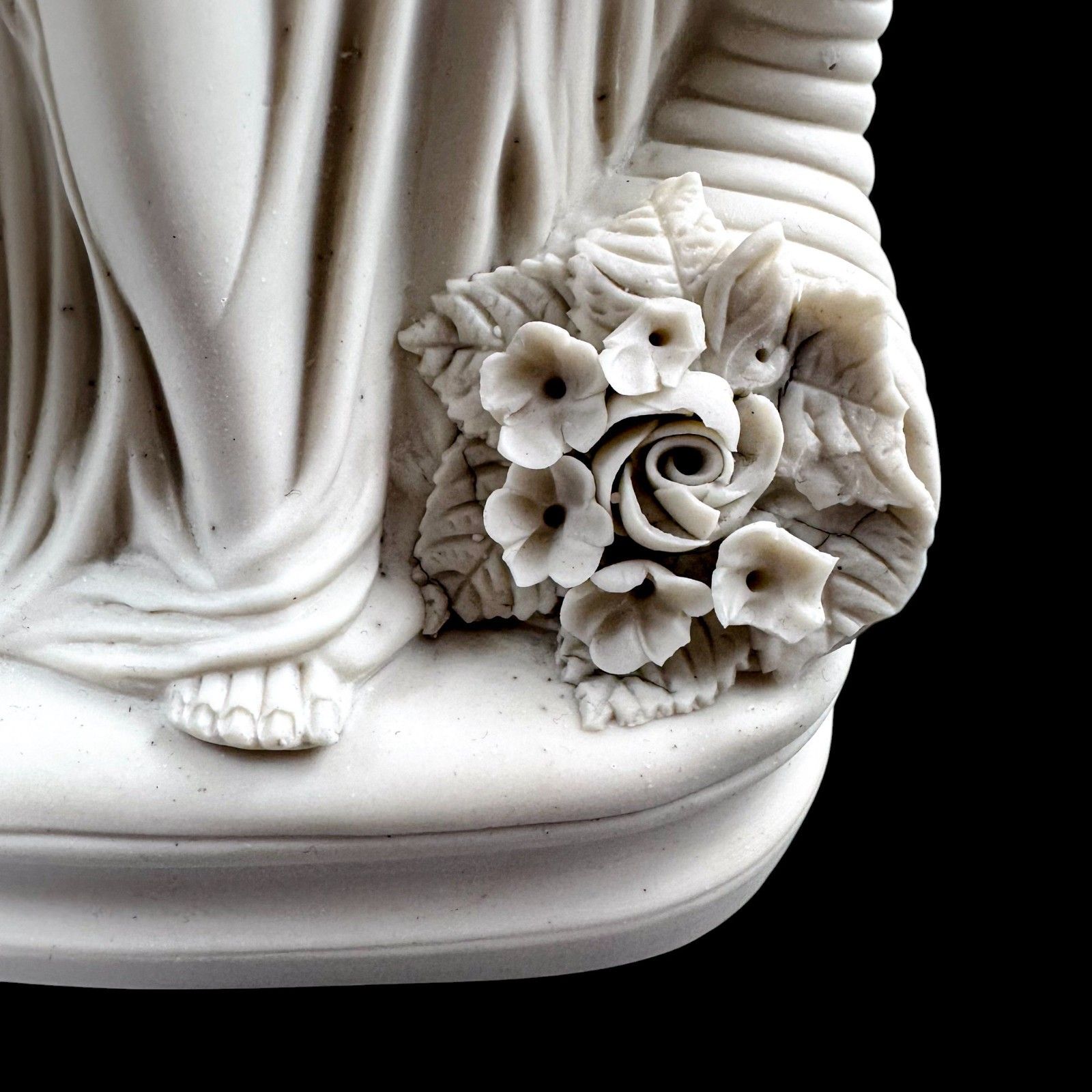 photo for sale Antique Victorian Parian Ware Porcelain Neoclassical Figure, Late 19th Century