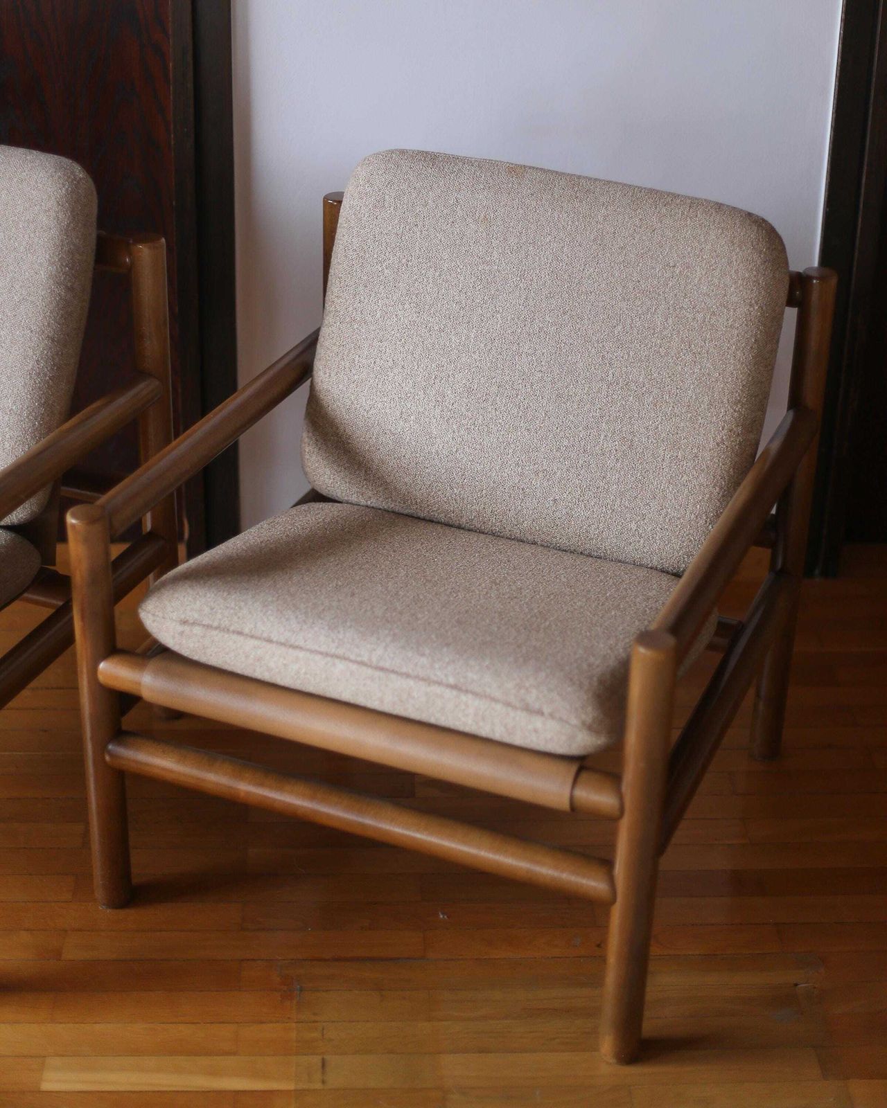photo furniture Set Of 2 Rare Mid Century Armchairs Barbara By Branko Uršič Stol Kamnik Yugoslavia, 1960s