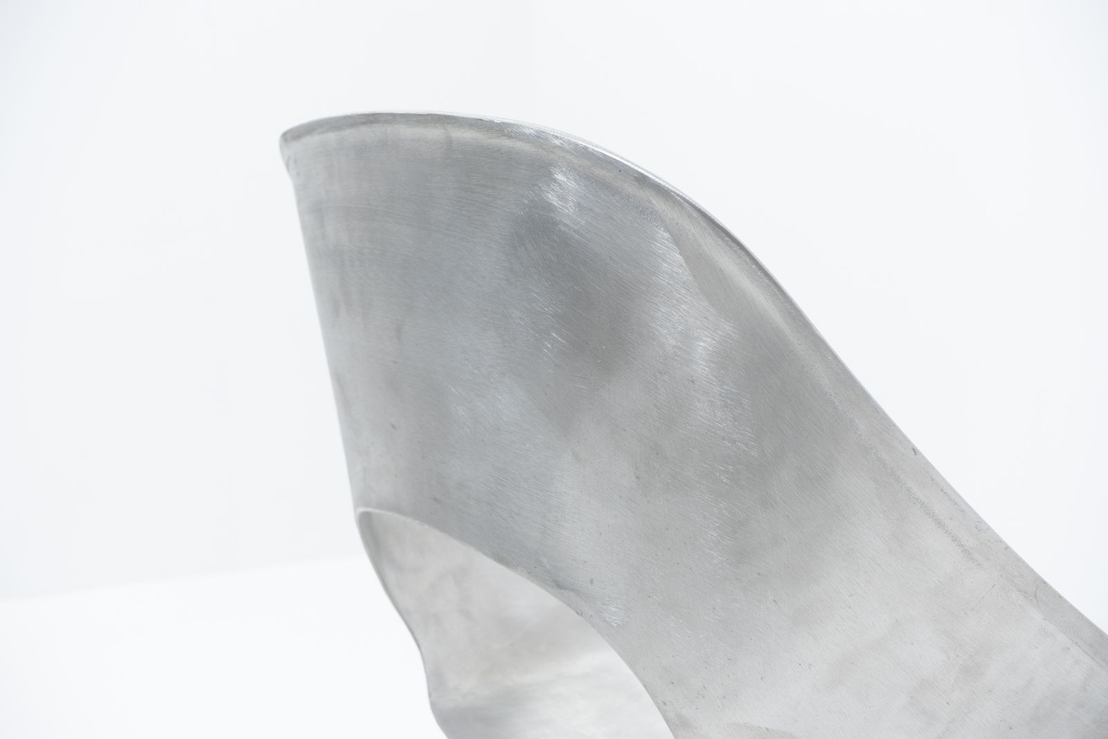 Aluminum Tonneau Chair By Pierre Guariche For Steiner, 1950s photo buy