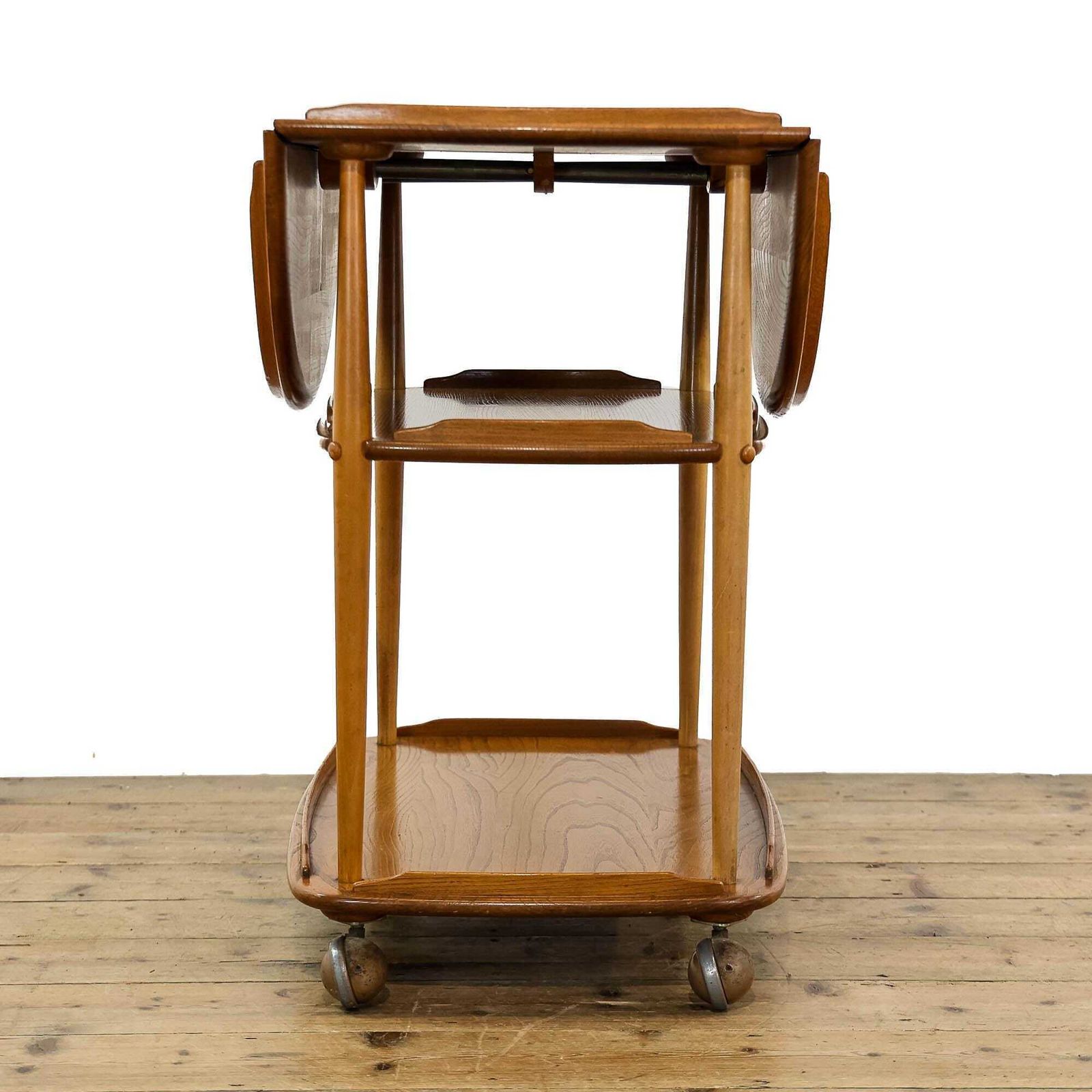 Vintage Ercol Folding Tea Trolley | Vintage Trolley | Drinks Trolley | Home Bar | Vintage Buffet photo vinterior