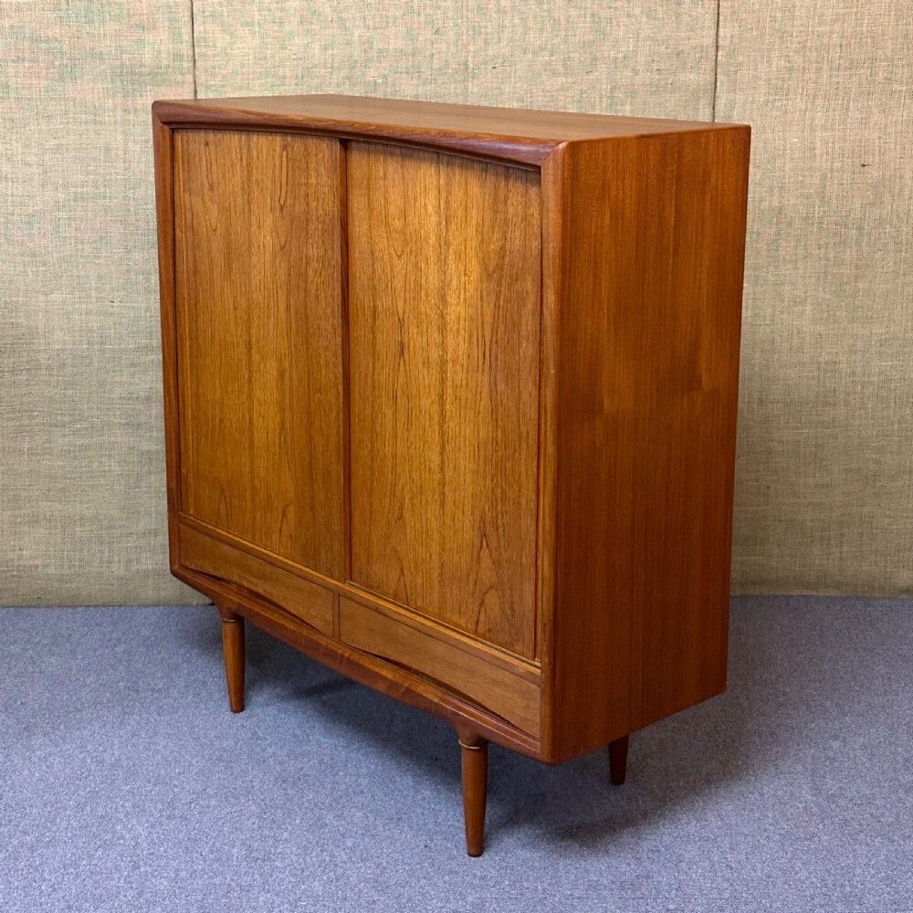 photo for sale Attractive Large Danish Mid Century Teak Highboard By Axel Christensen For Aco Mobler