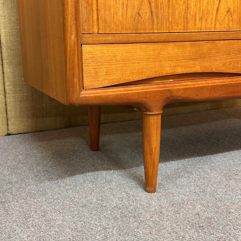 1674.0 Attractive Large Danish Mid Century Teak Highboard By Axel Christensen For Aco Mobler photo