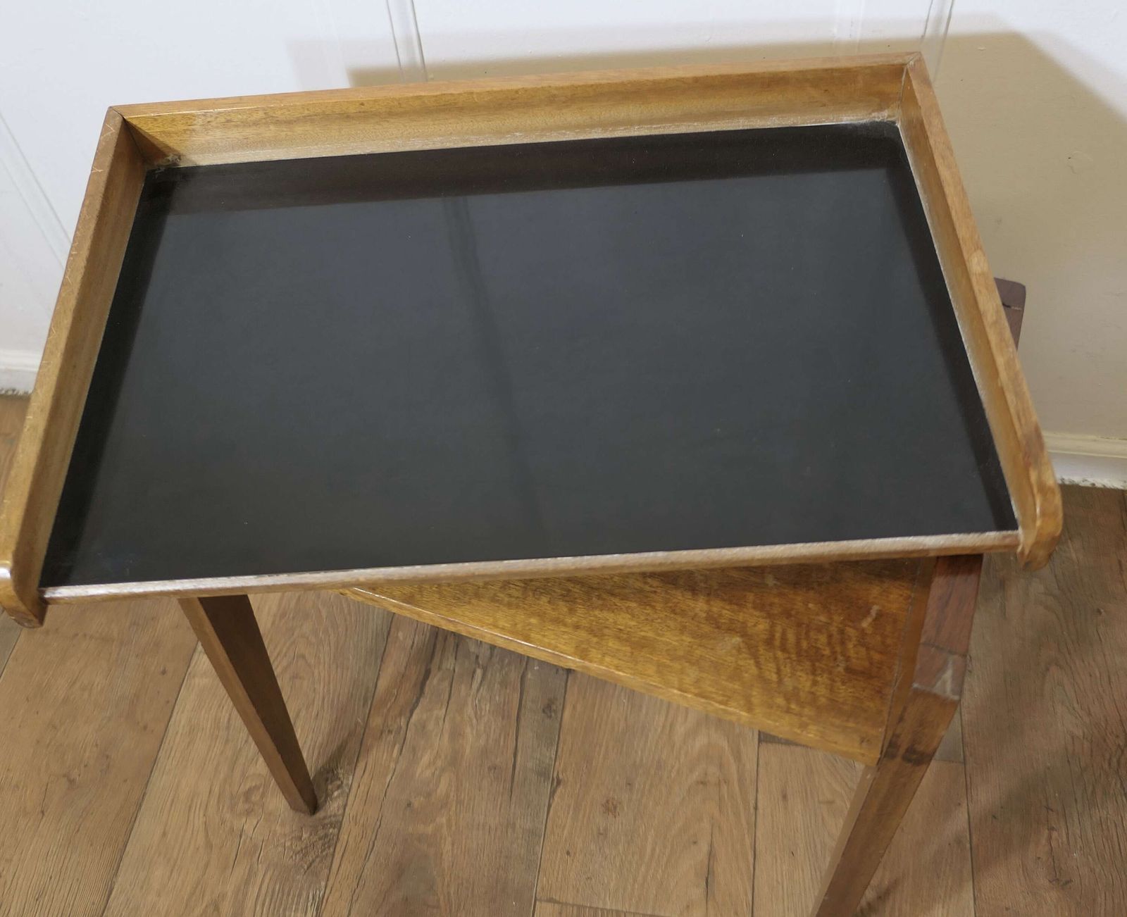 Pair Of Danish Mid Century Side Tables With Trays On Top A Stylish Pair photo Furniture
