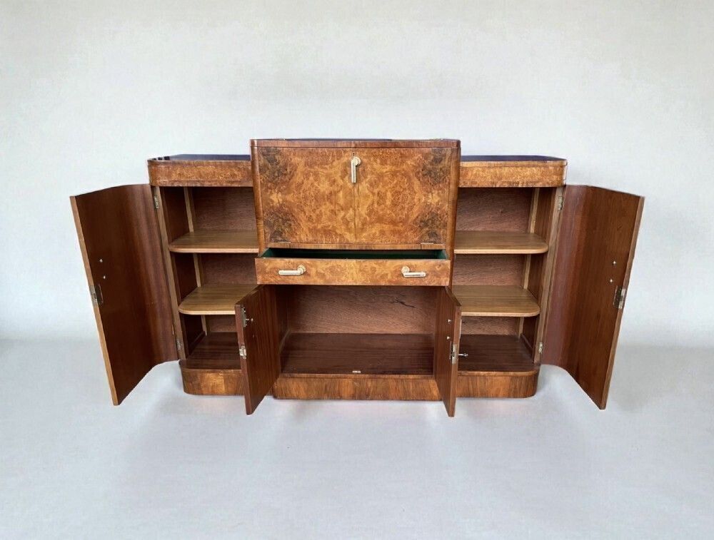 Art Deco Cocktail Cabinet / Sideboard By Harry And Lou Epstein photo vinterior