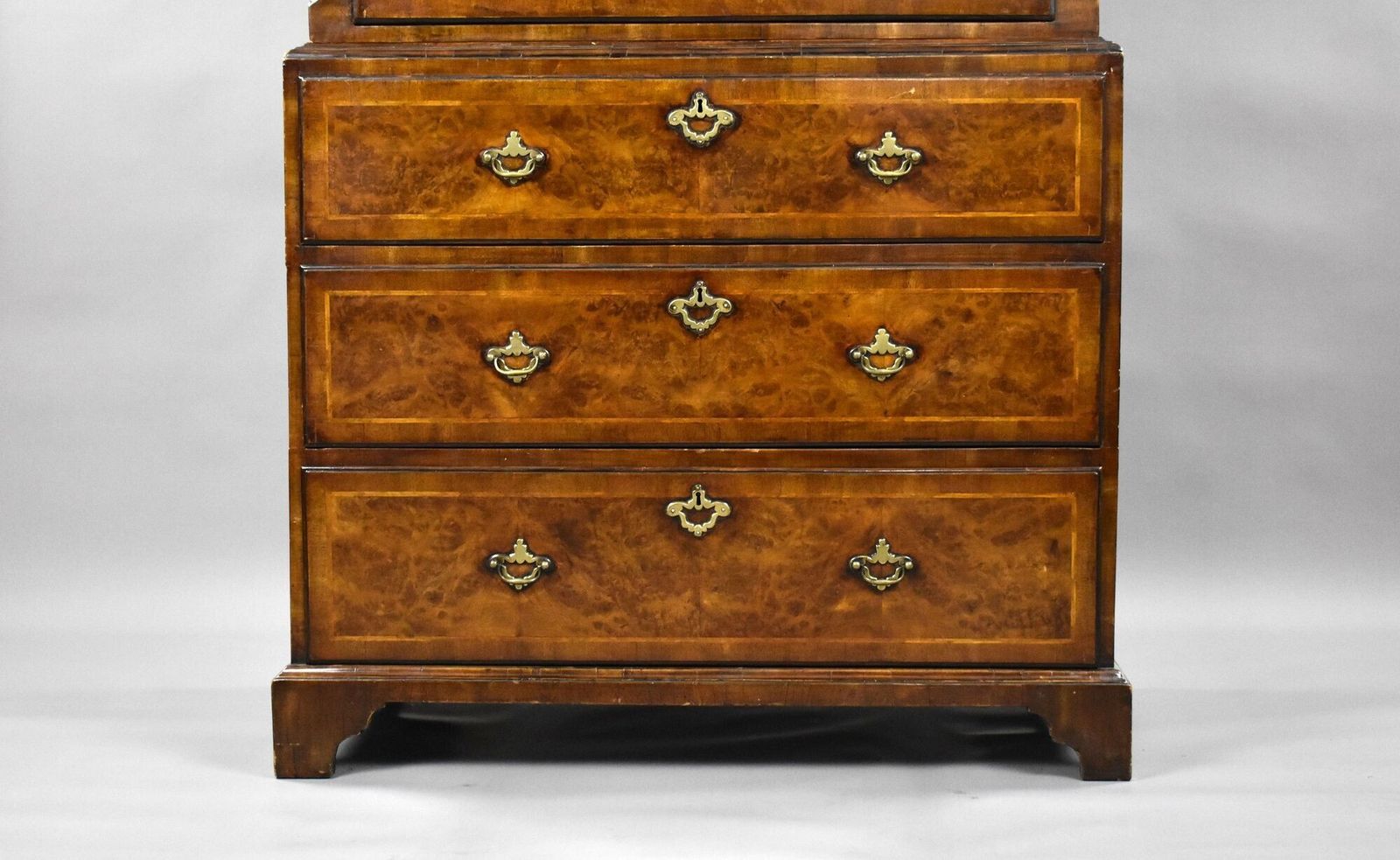 George II Burr Walnut Chest On Chest photo furniture