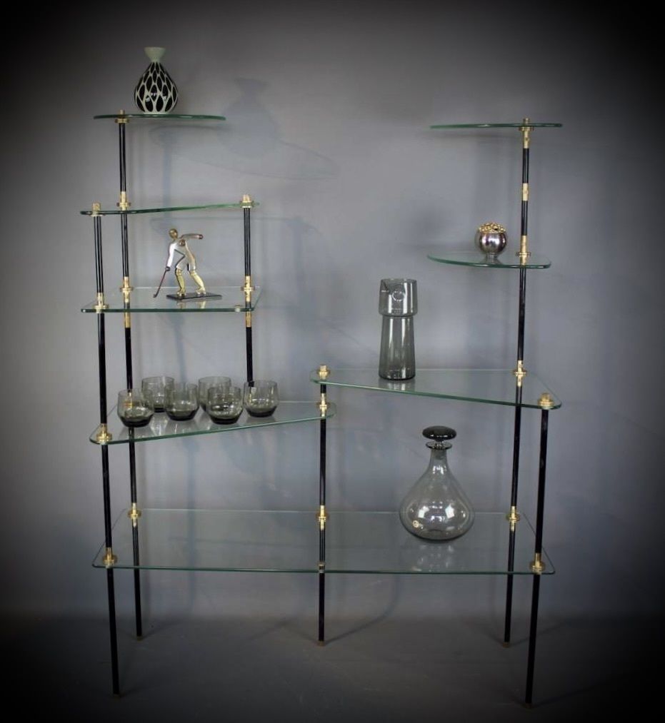 French 1950's Shop Window Shelving Unit photo furniture