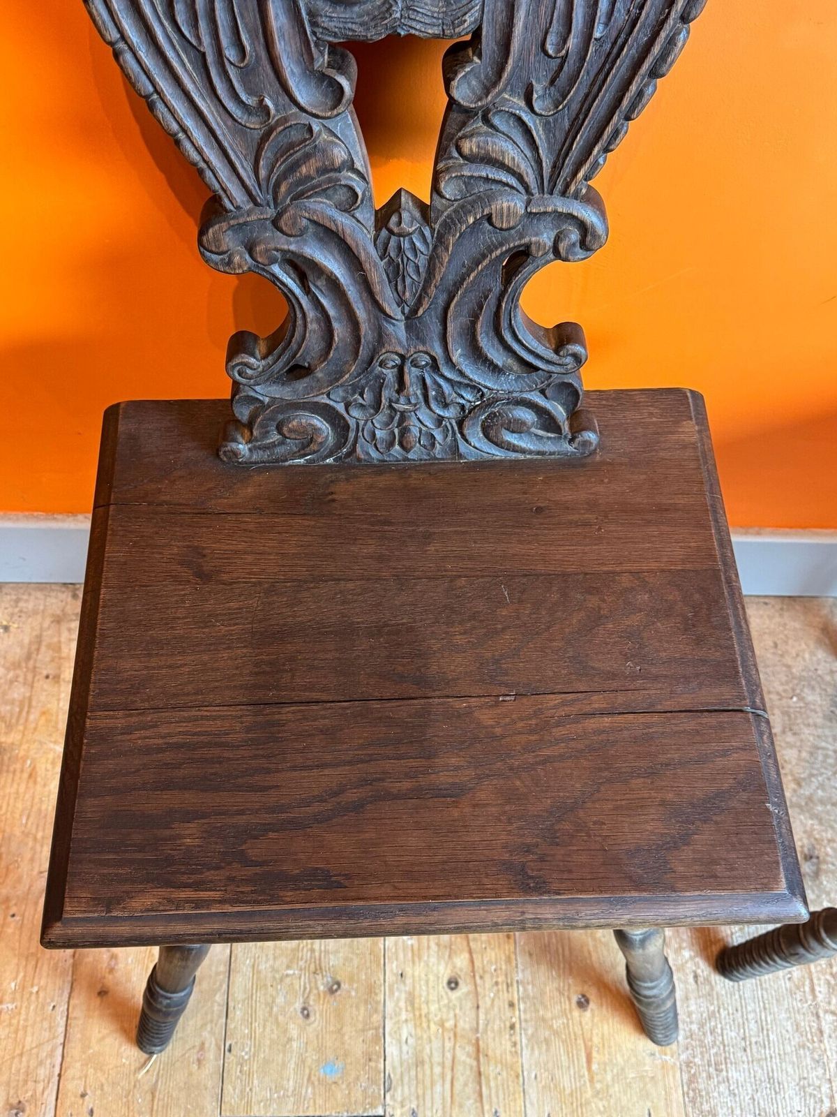 Pair Of Antique Swiss Alpine Escabelle Chairs photo for sale