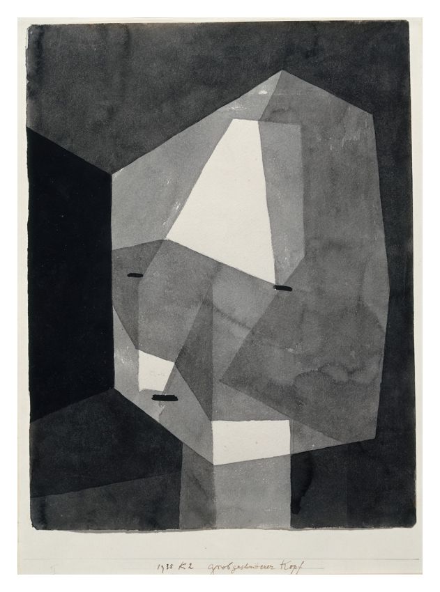 Paul Klee 'Rough Cut Head' Archival Pigment Print Unframed