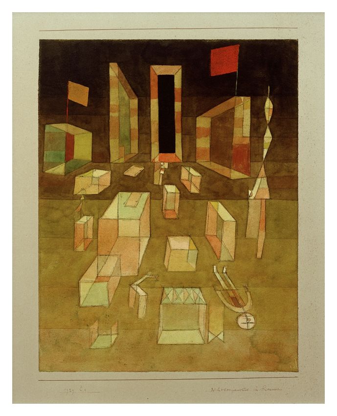 Paul Klee 'Non Compostion In Space' Archival Pigment Print Unframed
