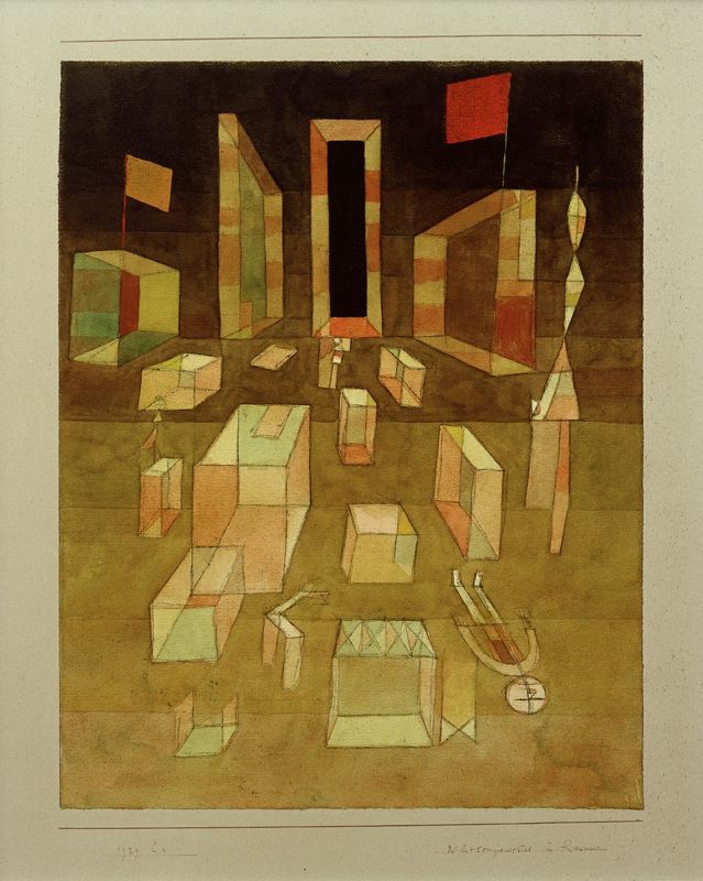 Paul Klee 'Non Compostion In Space' Archival Pigment Print Unframed photo furniture