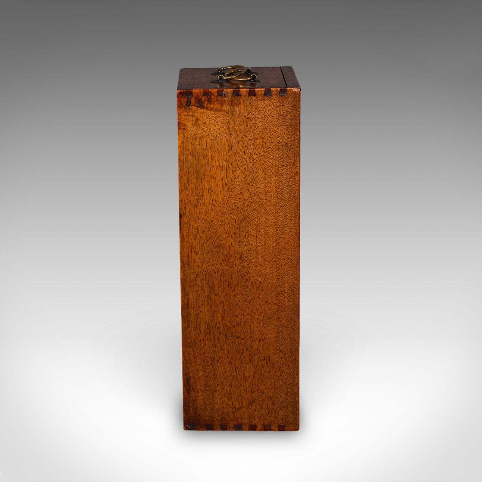 Antique Wine Bottle Presentation Case, English, Champagne Magnum Box, Regency photo vinterior