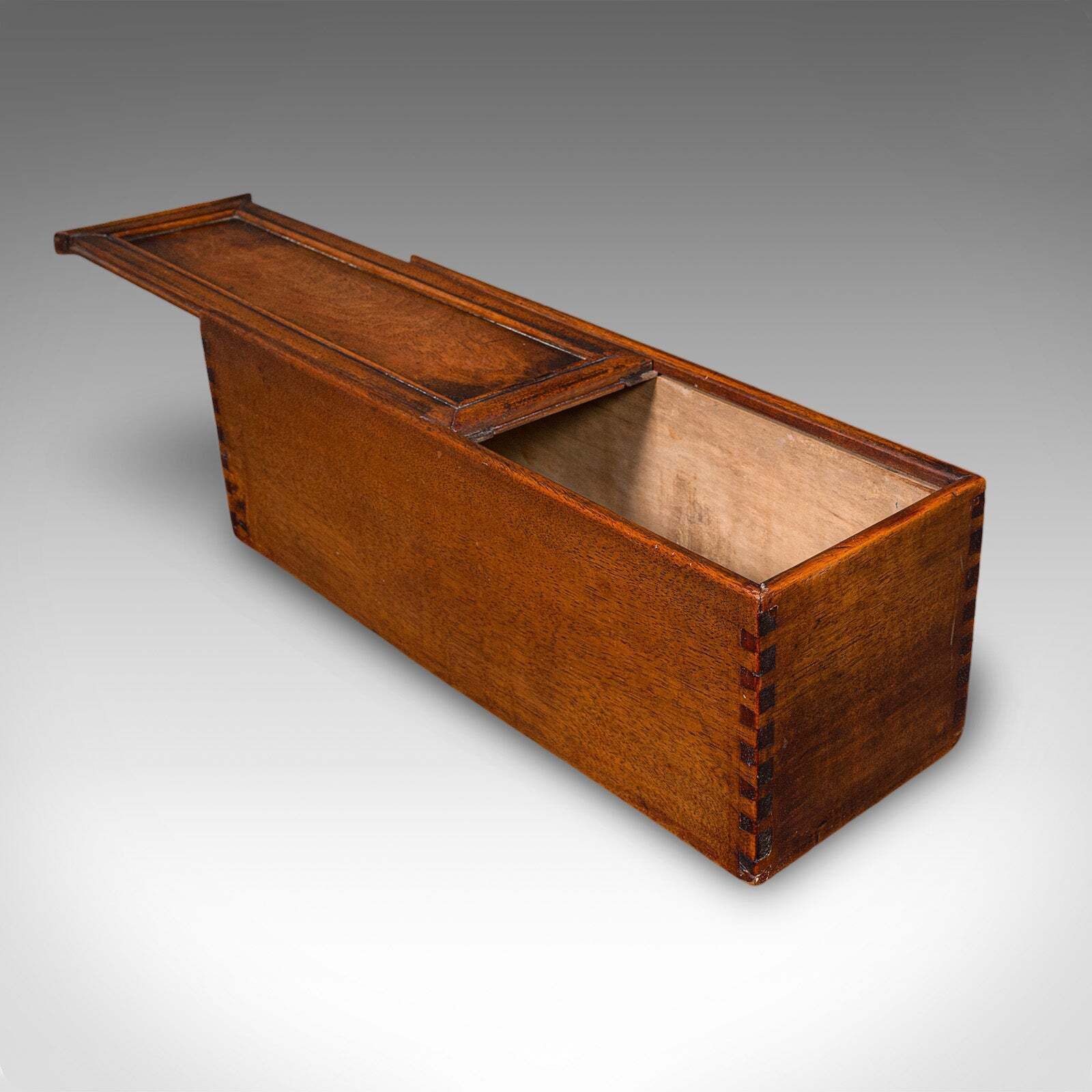506.0 Antique Wine Bottle Presentation Case, English, Champagne Magnum Box, Regency photo