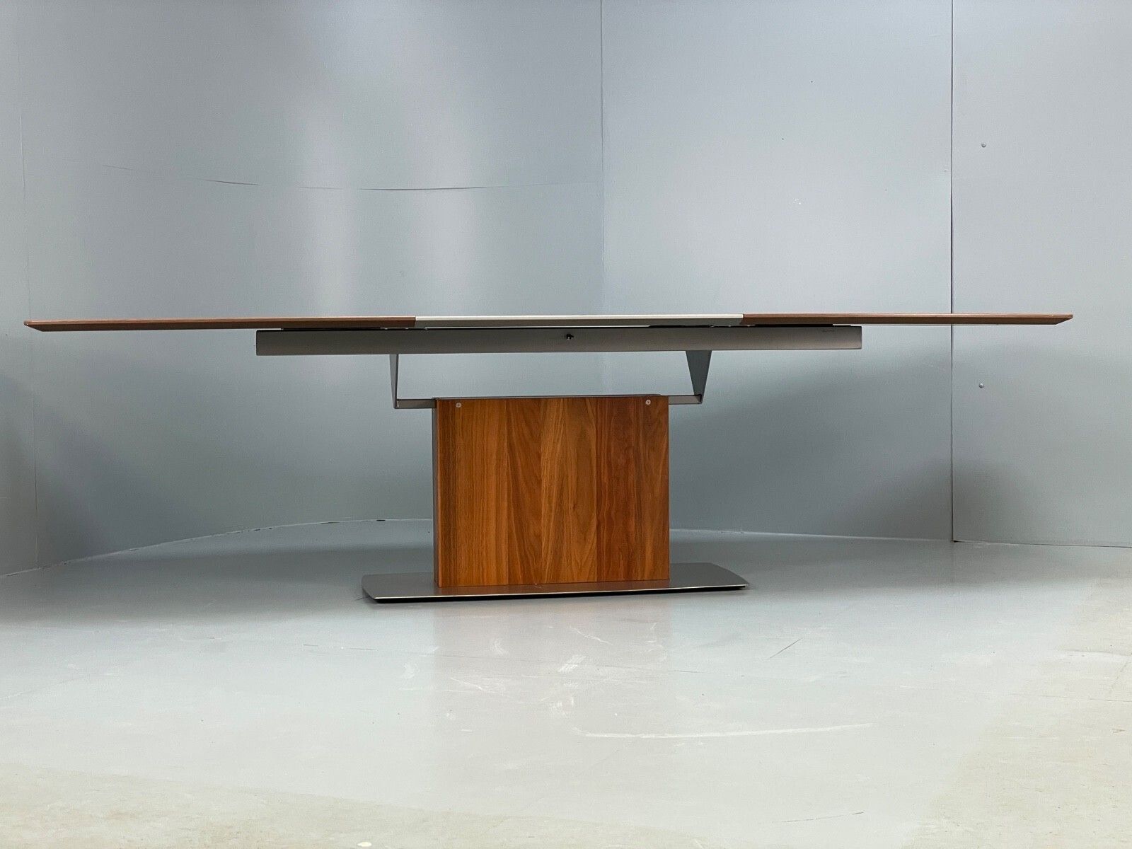 Modern Extending Dining Table By Bo Concept Walnut Effect photo buy