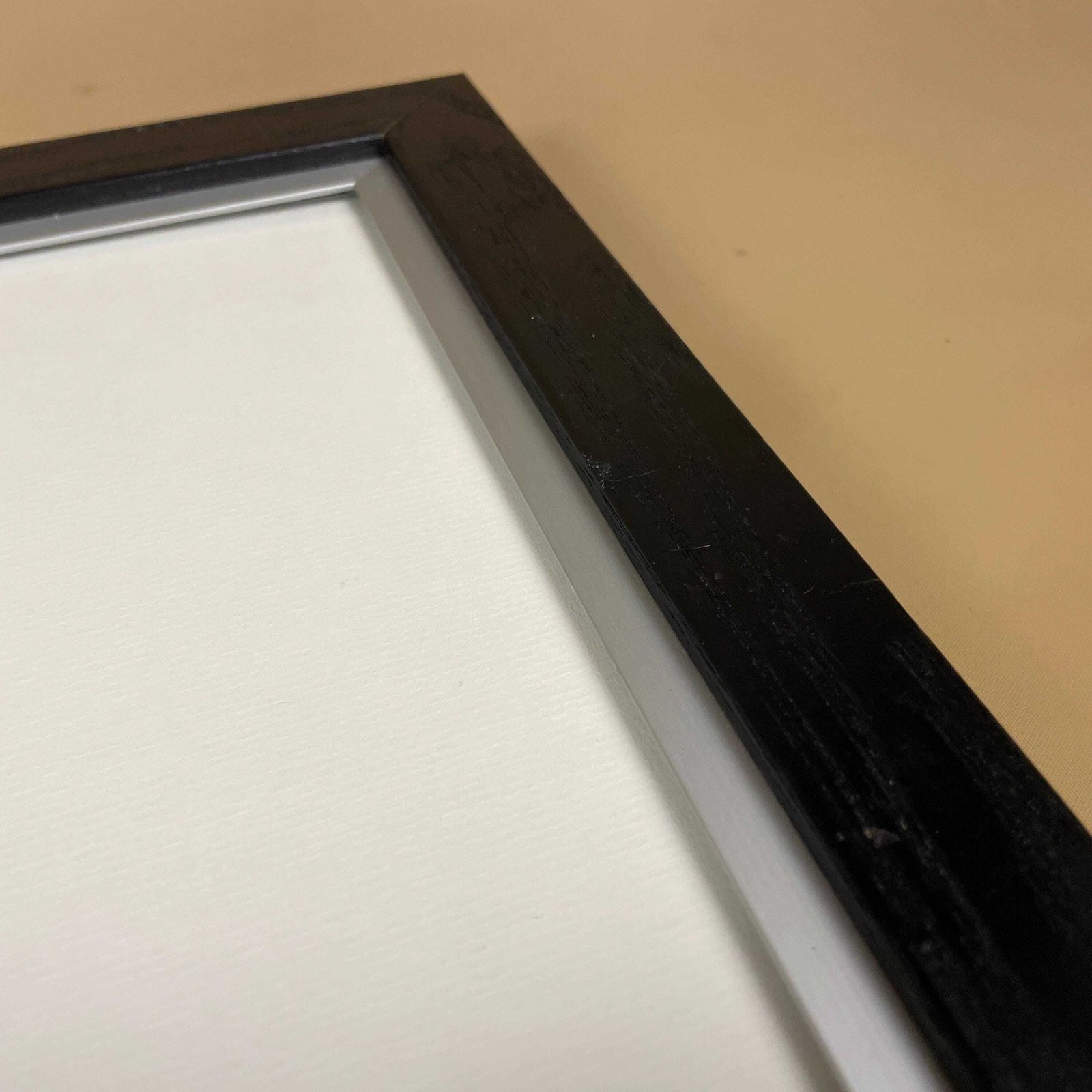 photo for sale Framed Shoreline Coastal Picture Art Soft Pastel Modern Seascape Annie Timothy Vintage Seaside Wall Artwork Black Wooden Frame Rectangular