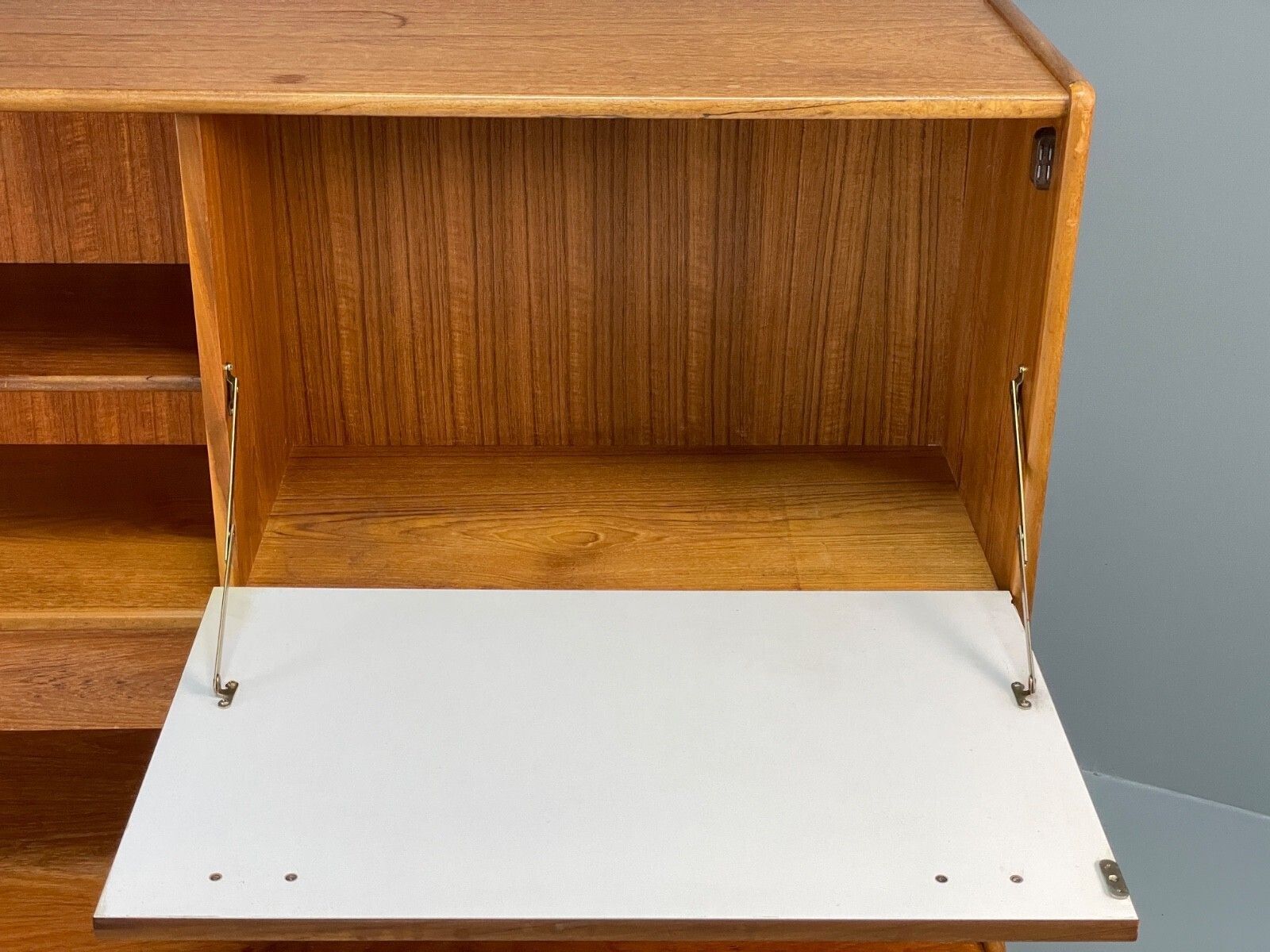 Vintage Nathan Teak Sideboard Highboard 1960s Mid Century Shelving Mwoo photo vinterior