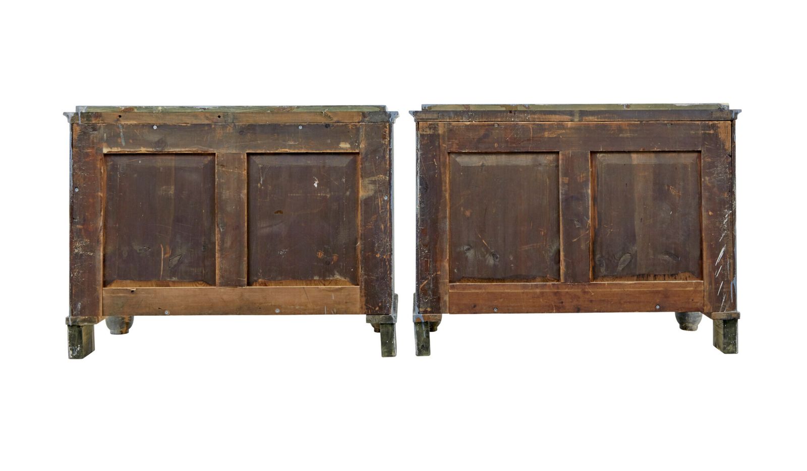 Swedish Pair Of 19th Century Painted Serpentine Shaped Chest Of Drawers photo buy